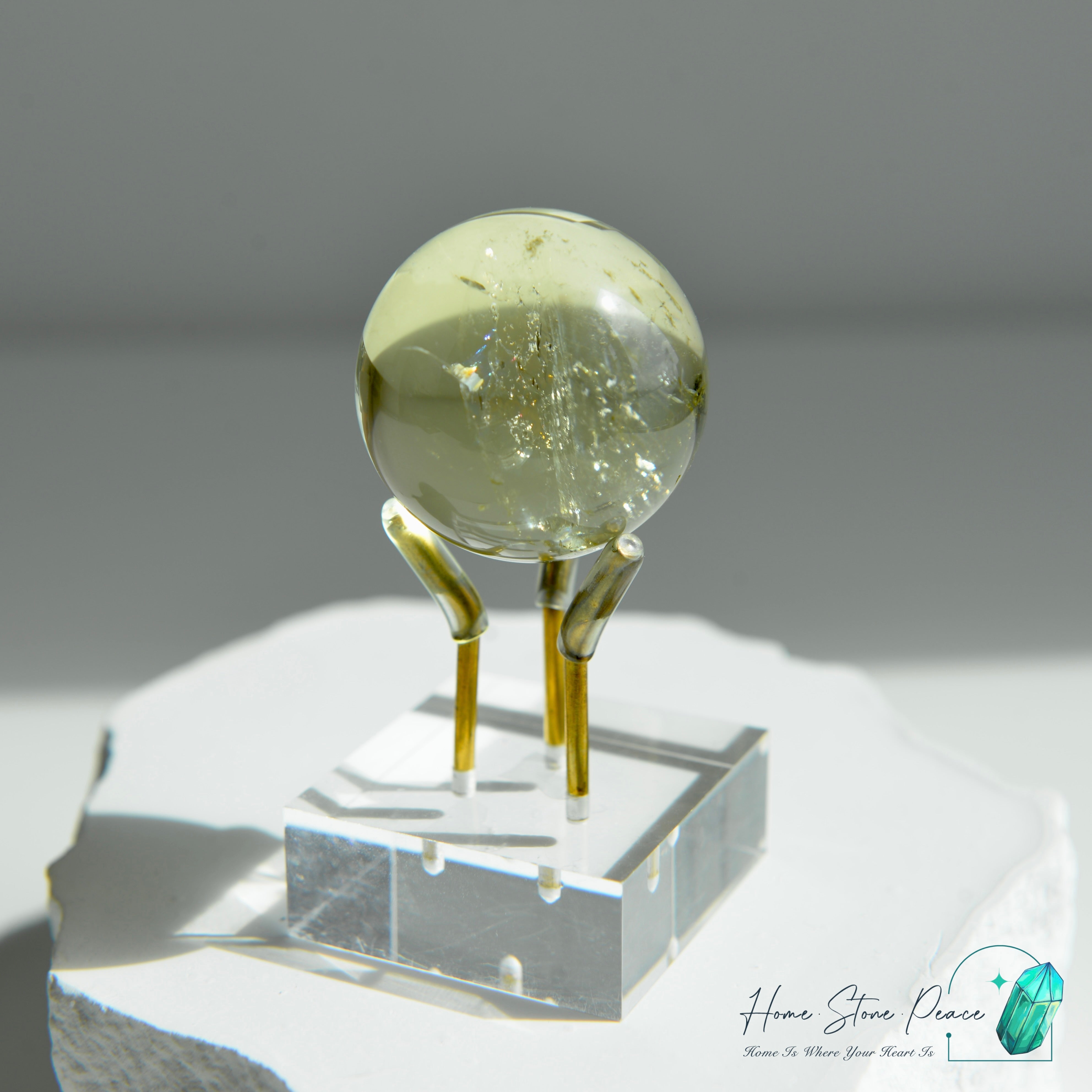 茶黃水晶球 Smoky Citrine Sphere