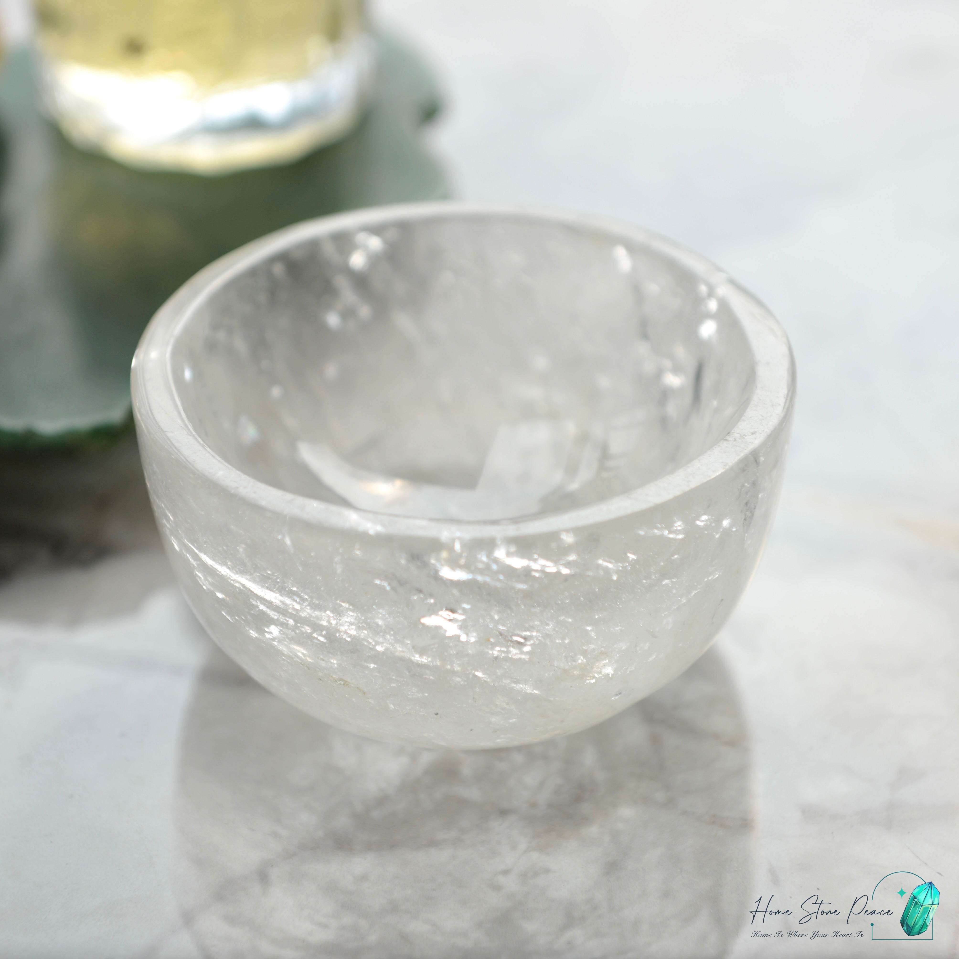 白水晶碗 Clear Quartz Bowl