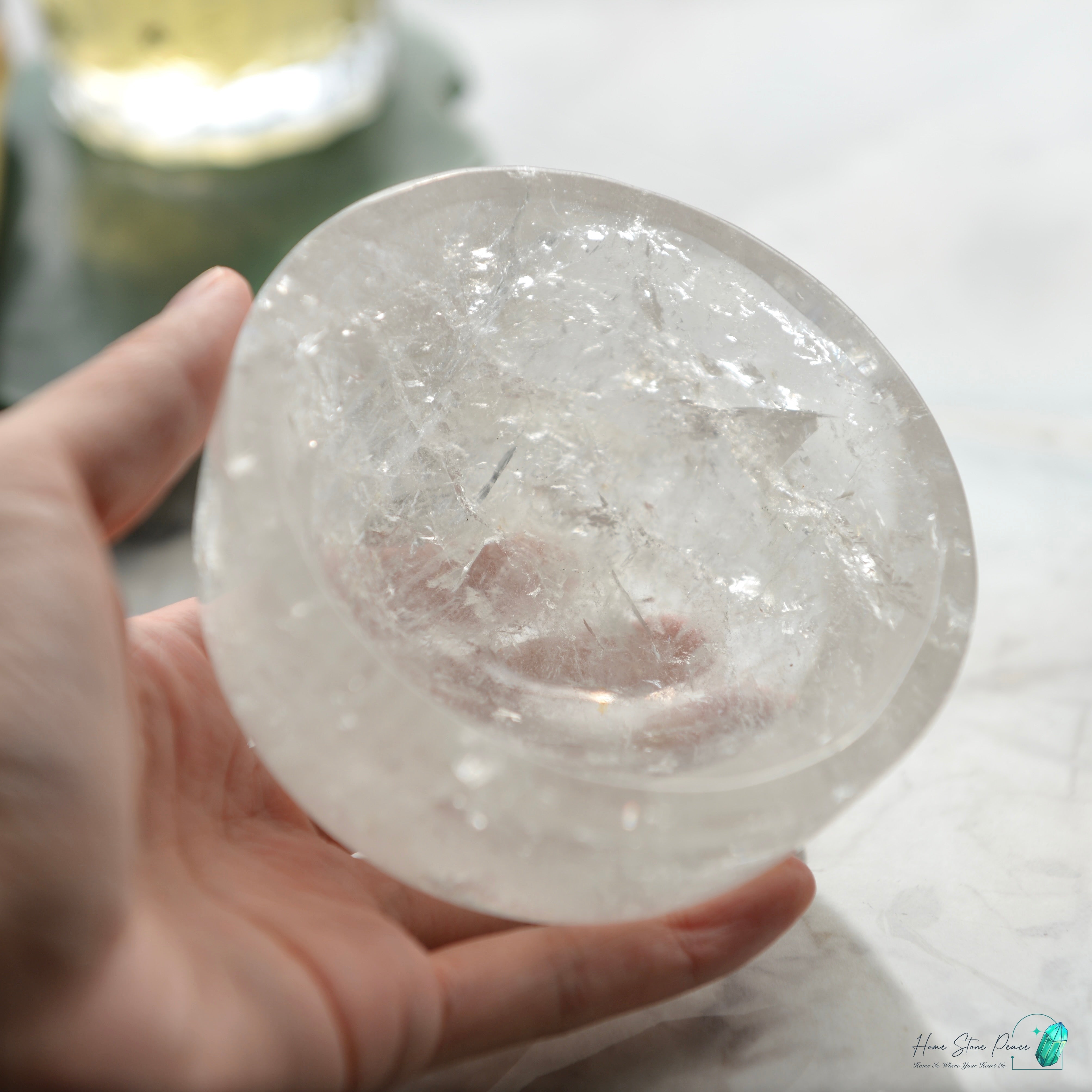 白水晶碗 Clear Quartz Bowl