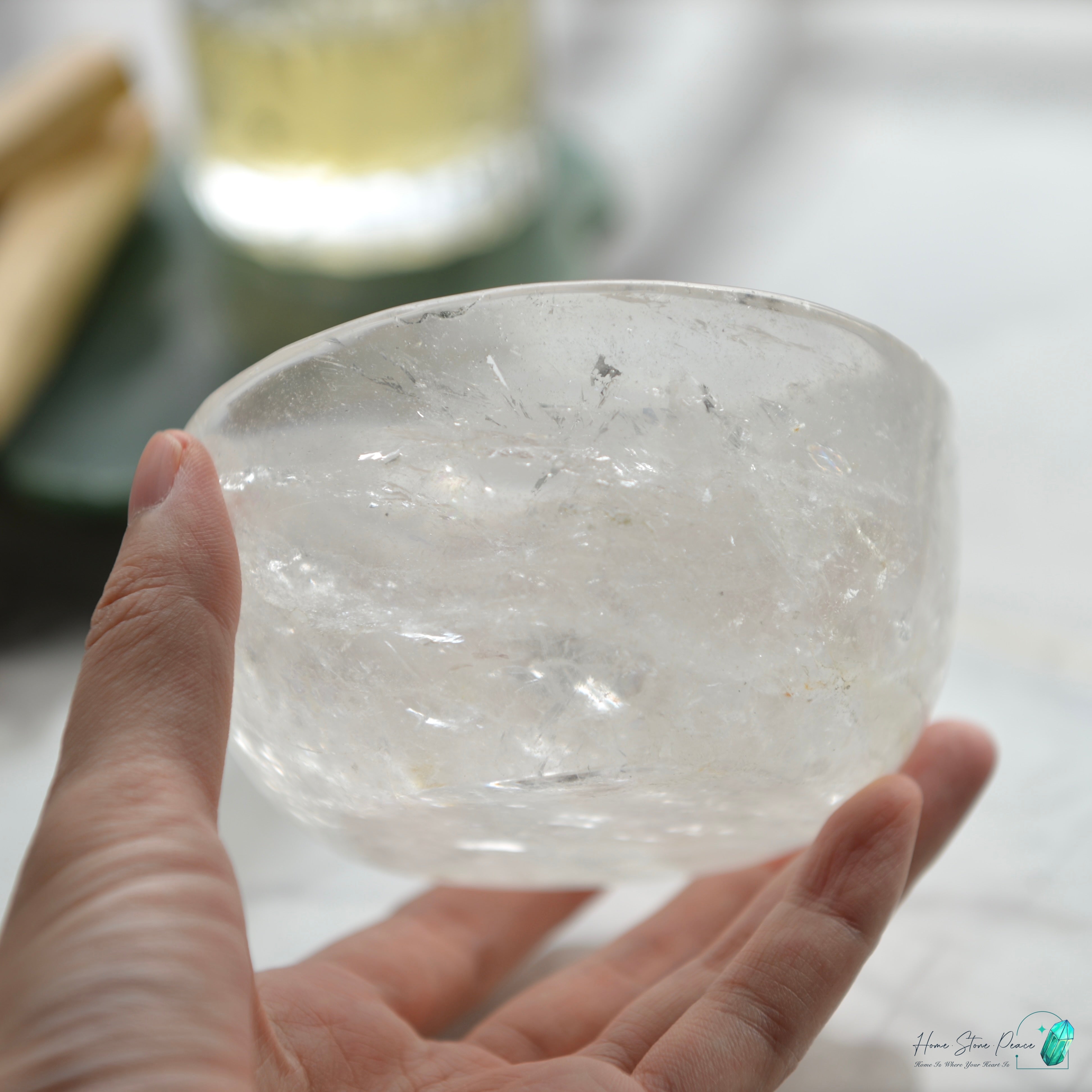 白水晶碗 Clear Quartz Bowl