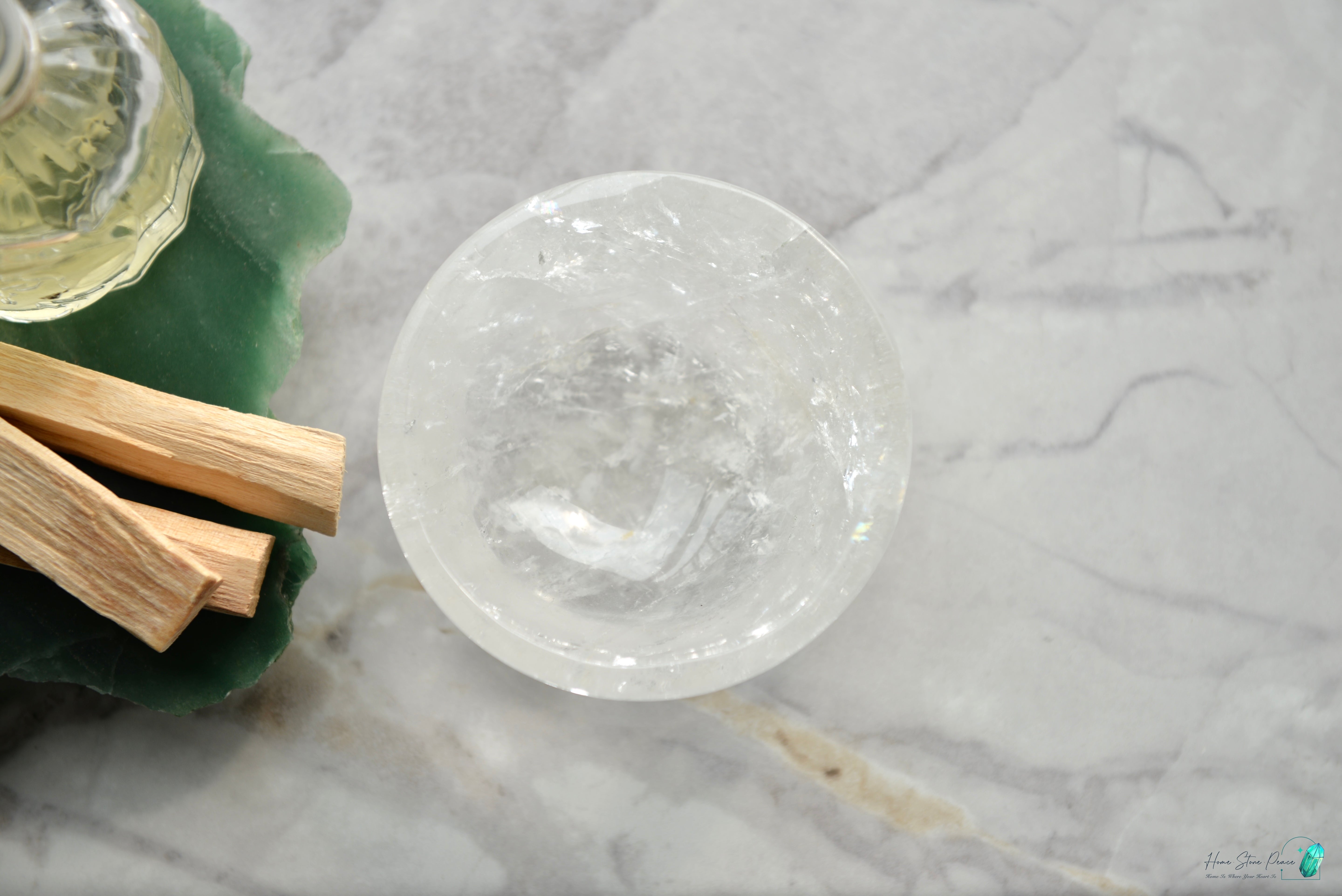 白水晶碗 Clear Quartz Bowl