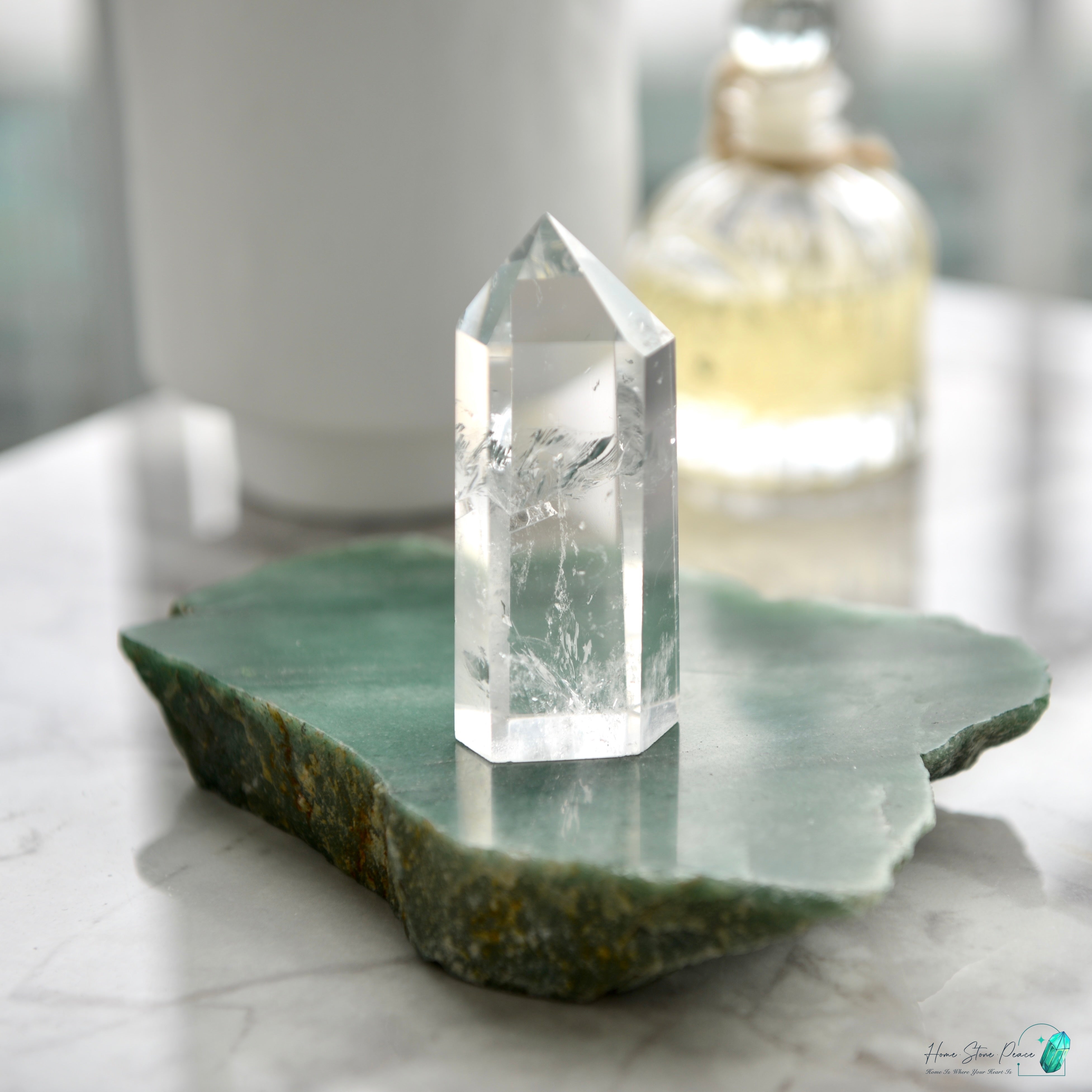 白水晶柱 Clear Quartz Tower