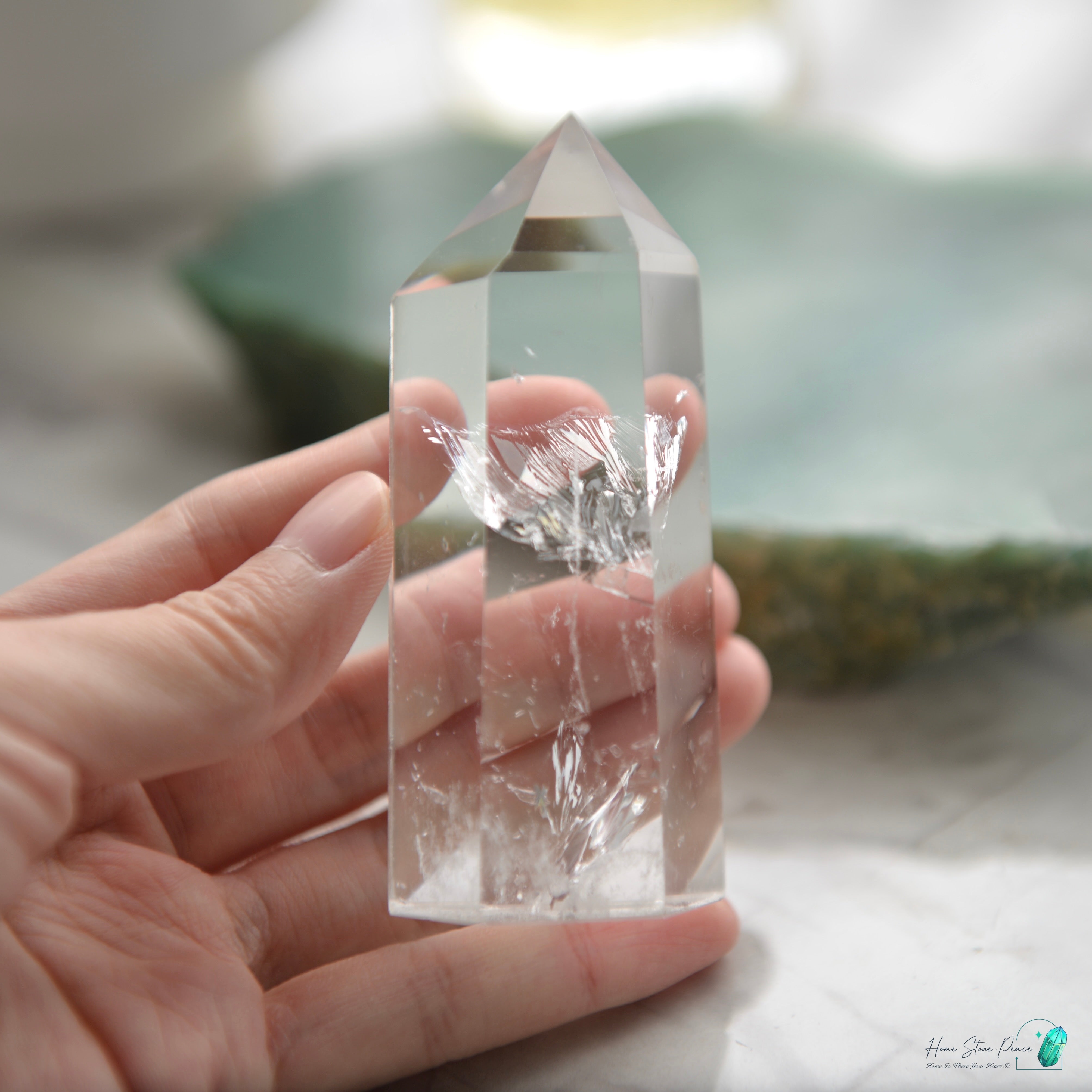 白水晶柱 Clear Quartz Tower