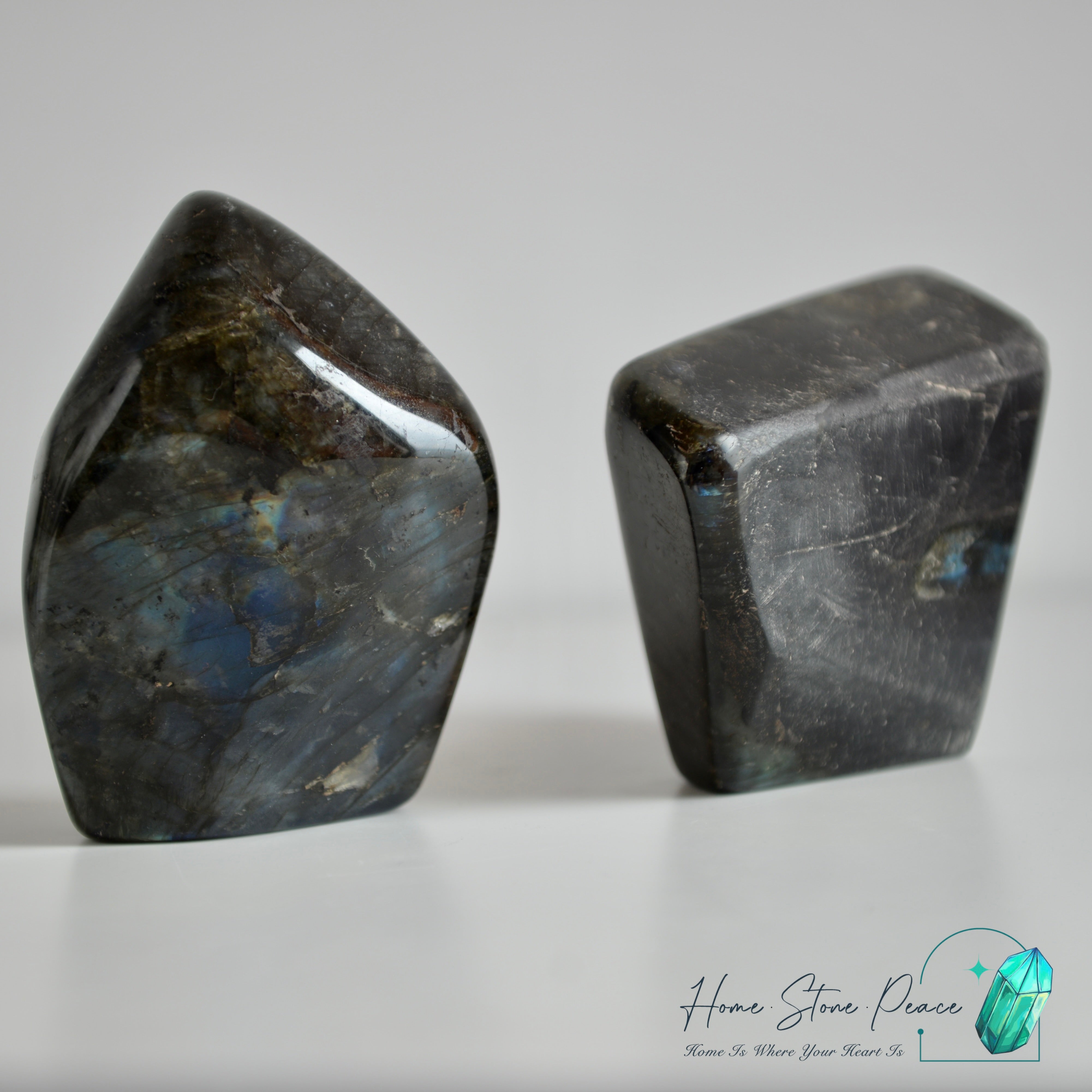 拉長石隨形(單面) Labradorite Free Form (Single-Sided)