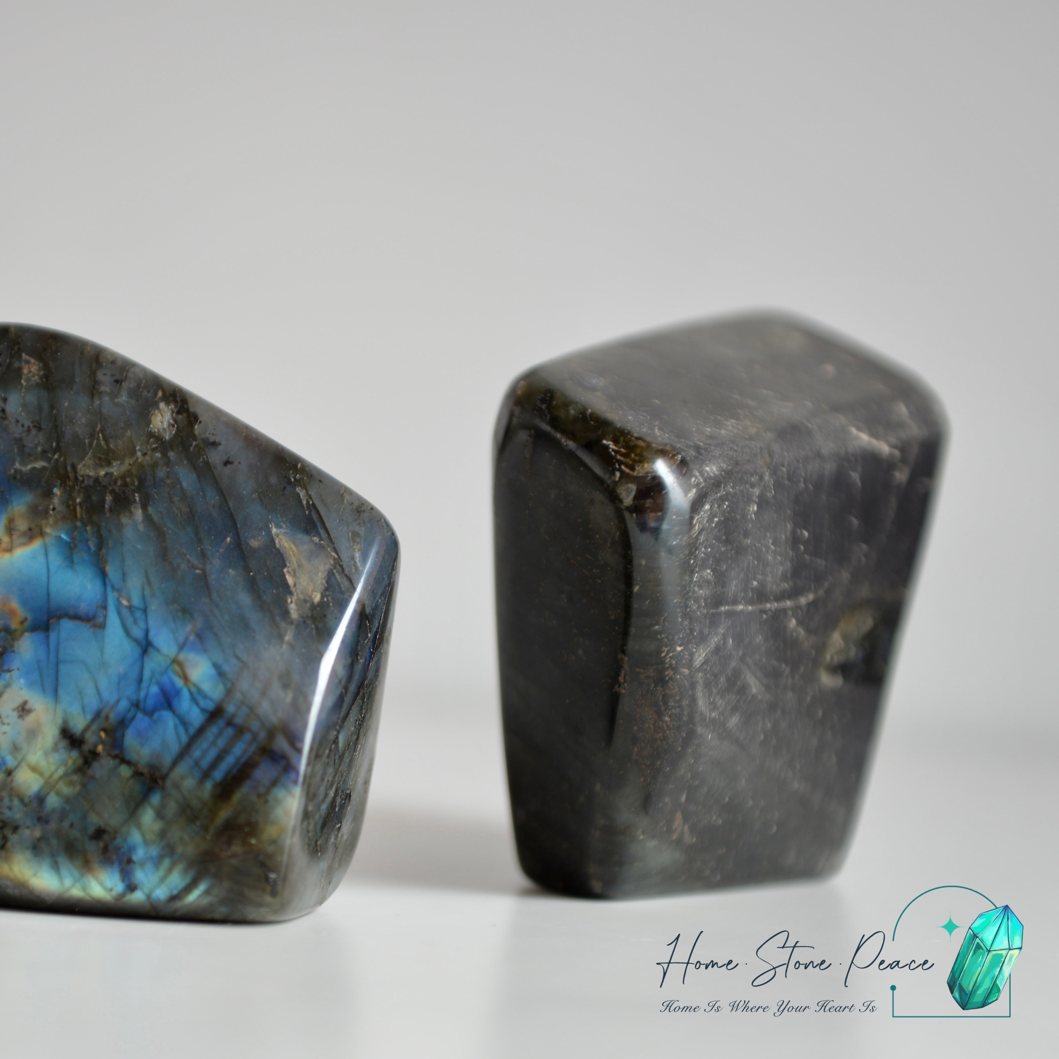 拉長石隨形(單面) Labradorite Free Form (Single-Sided)