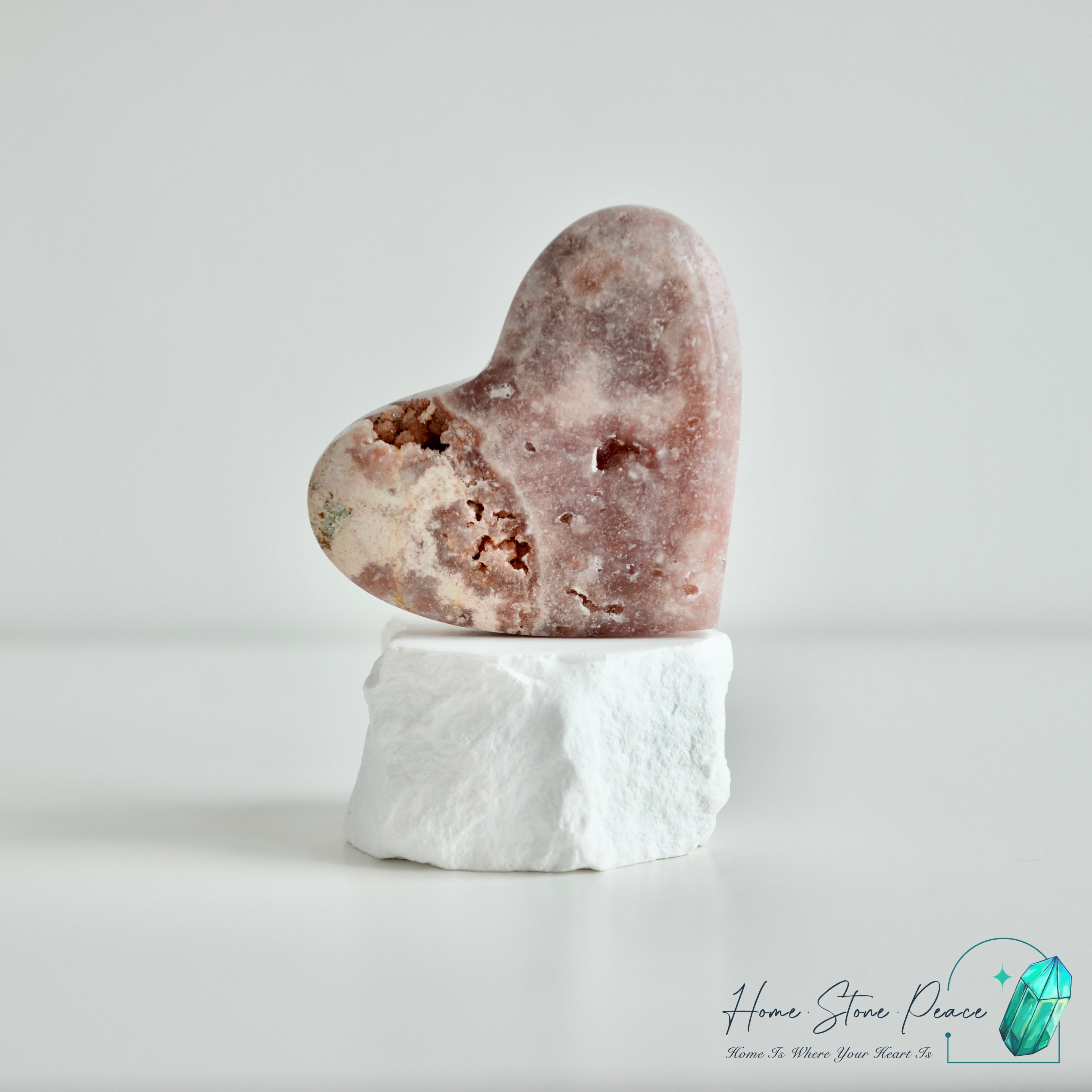 粉紅紫水晶心 Pink Amethyst Heart
