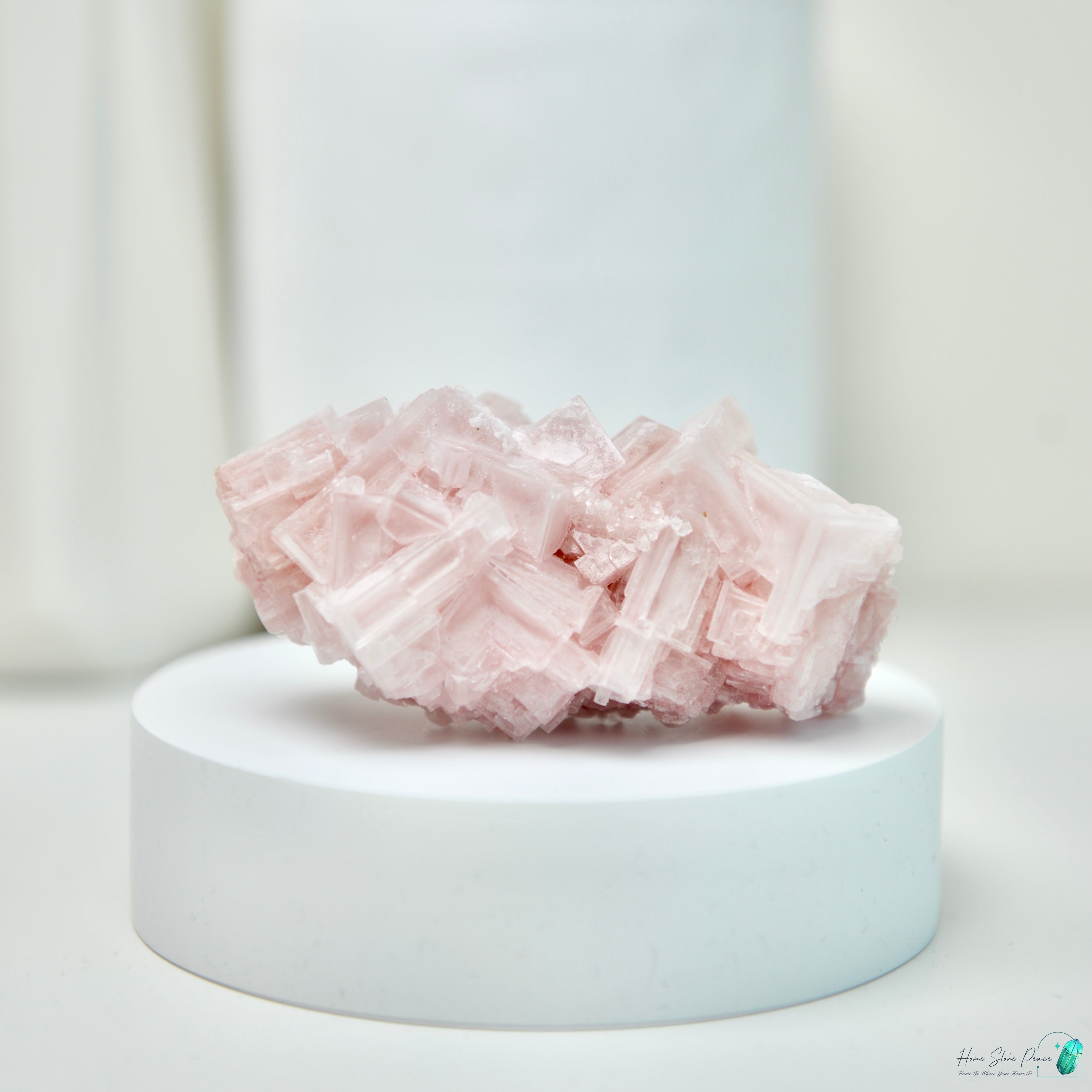 塞爾斯湖粉紅鹽礦 Natural Searles Lake Pink Halite