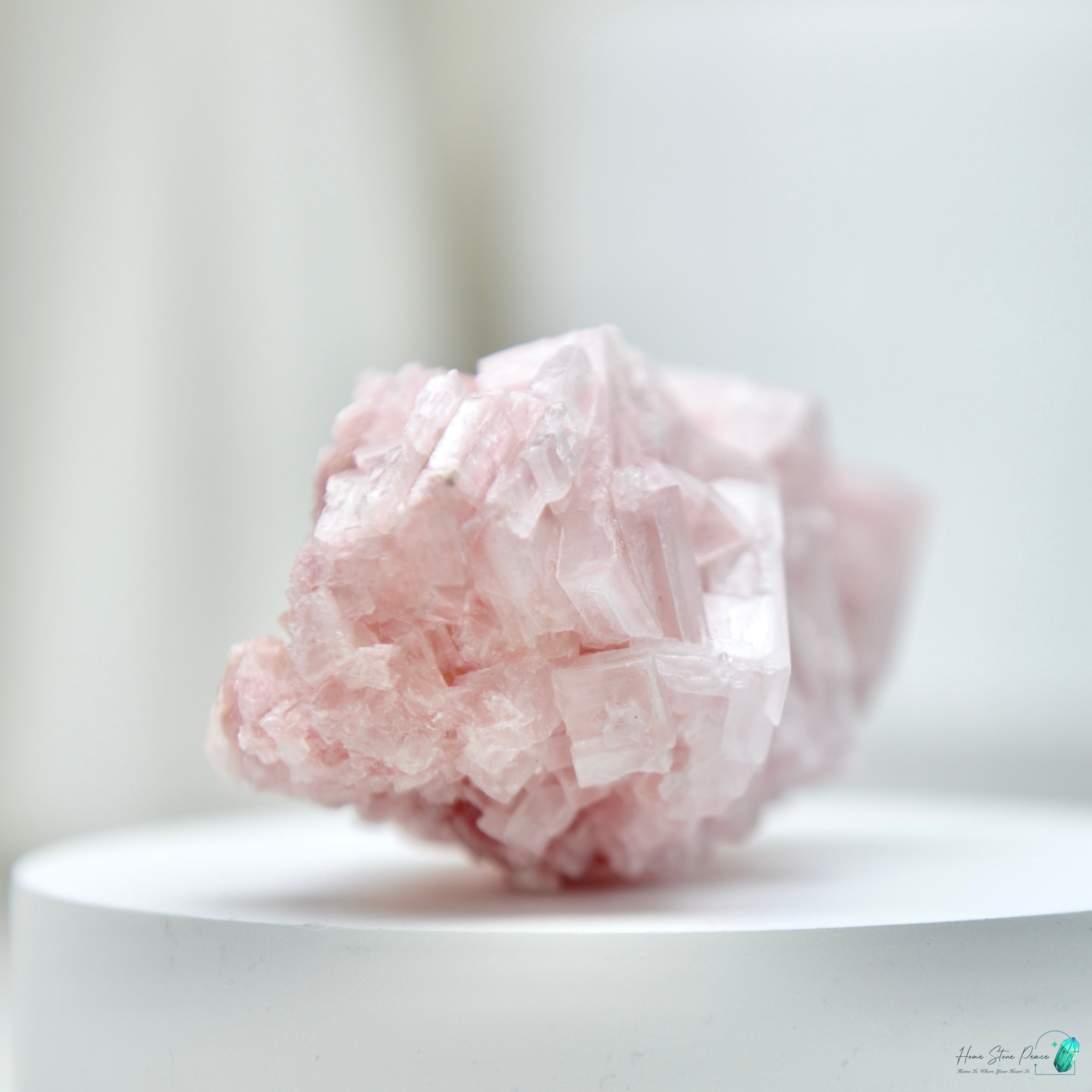 塞爾斯湖粉紅鹽礦 Natural Searles Lake Pink Halite