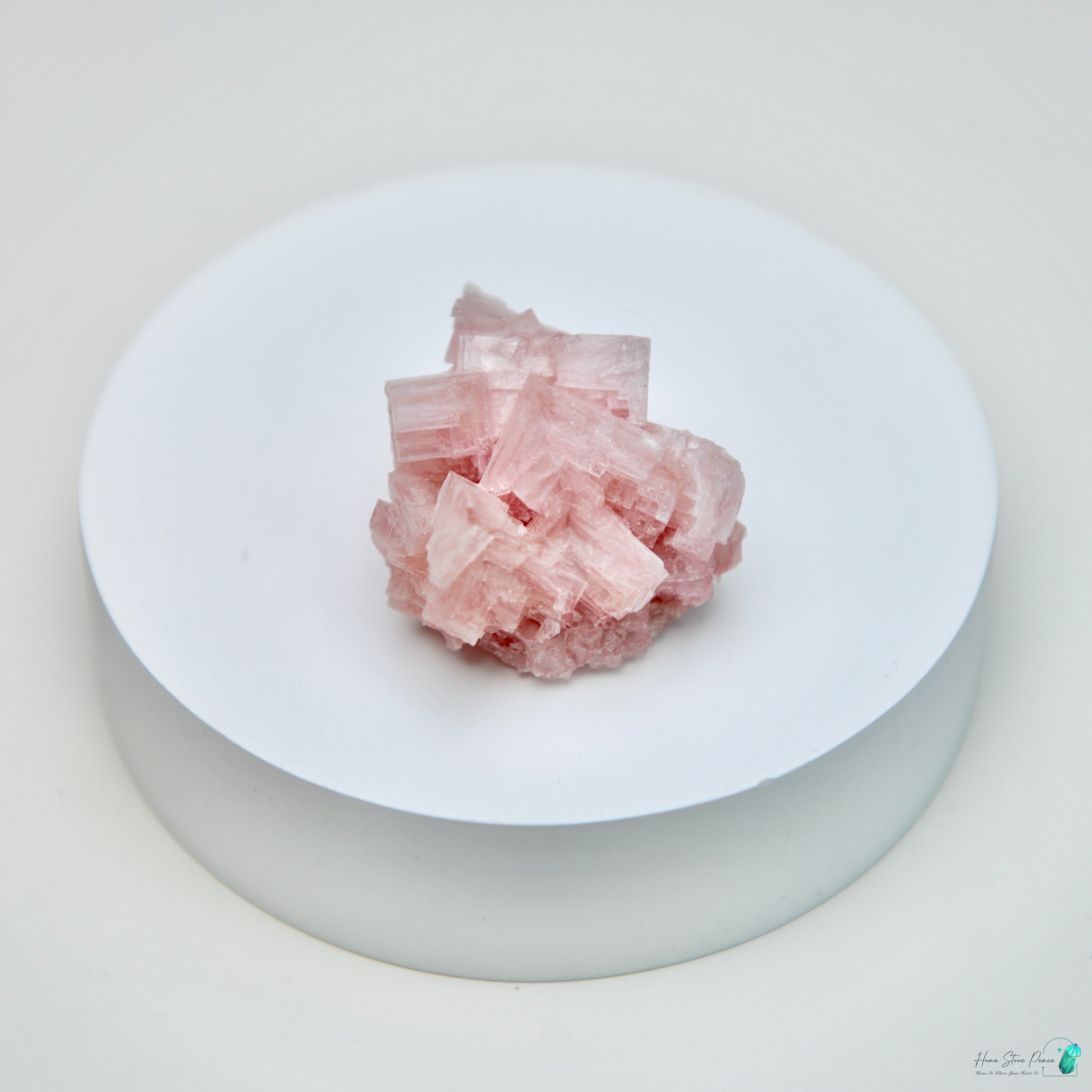 塞爾斯湖粉紅鹽礦 Natural Searles Lake Pink Halite
