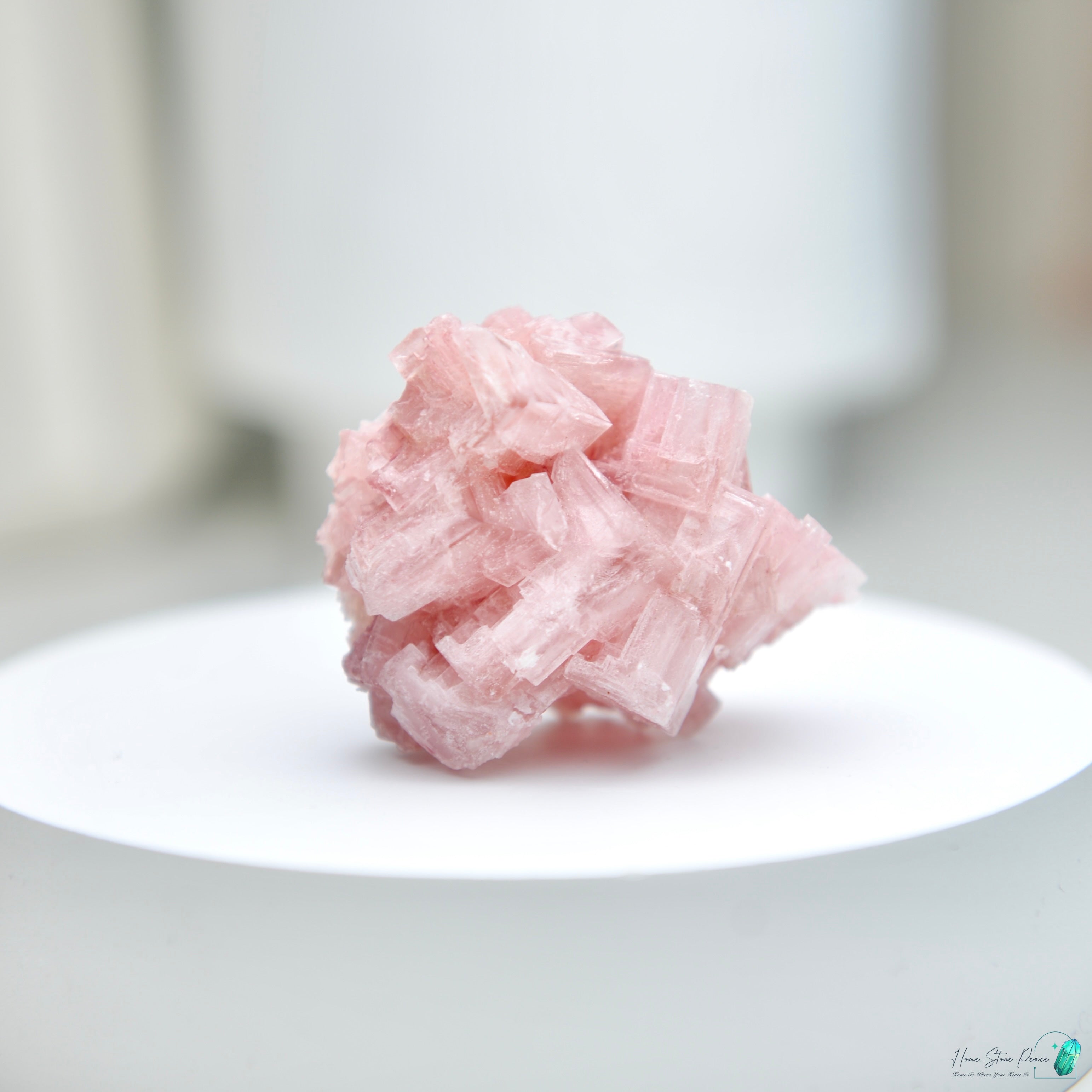 塞爾斯湖粉紅鹽礦 Natural Searles Lake Pink Halite
