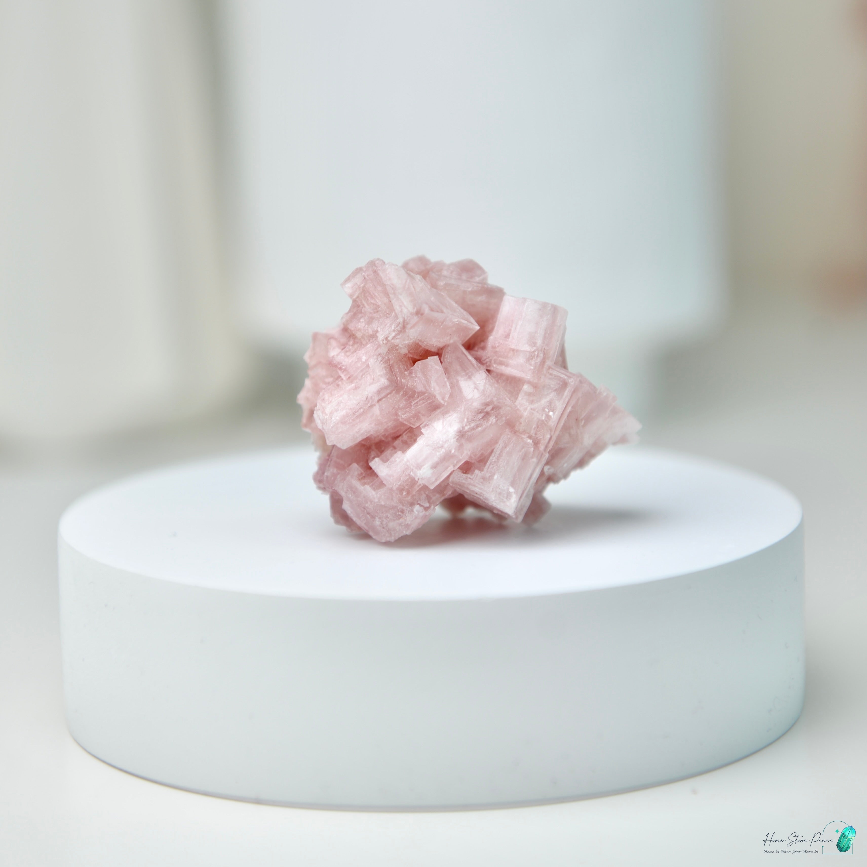 塞爾斯湖粉紅鹽礦 Natural Searles Lake Pink Halite