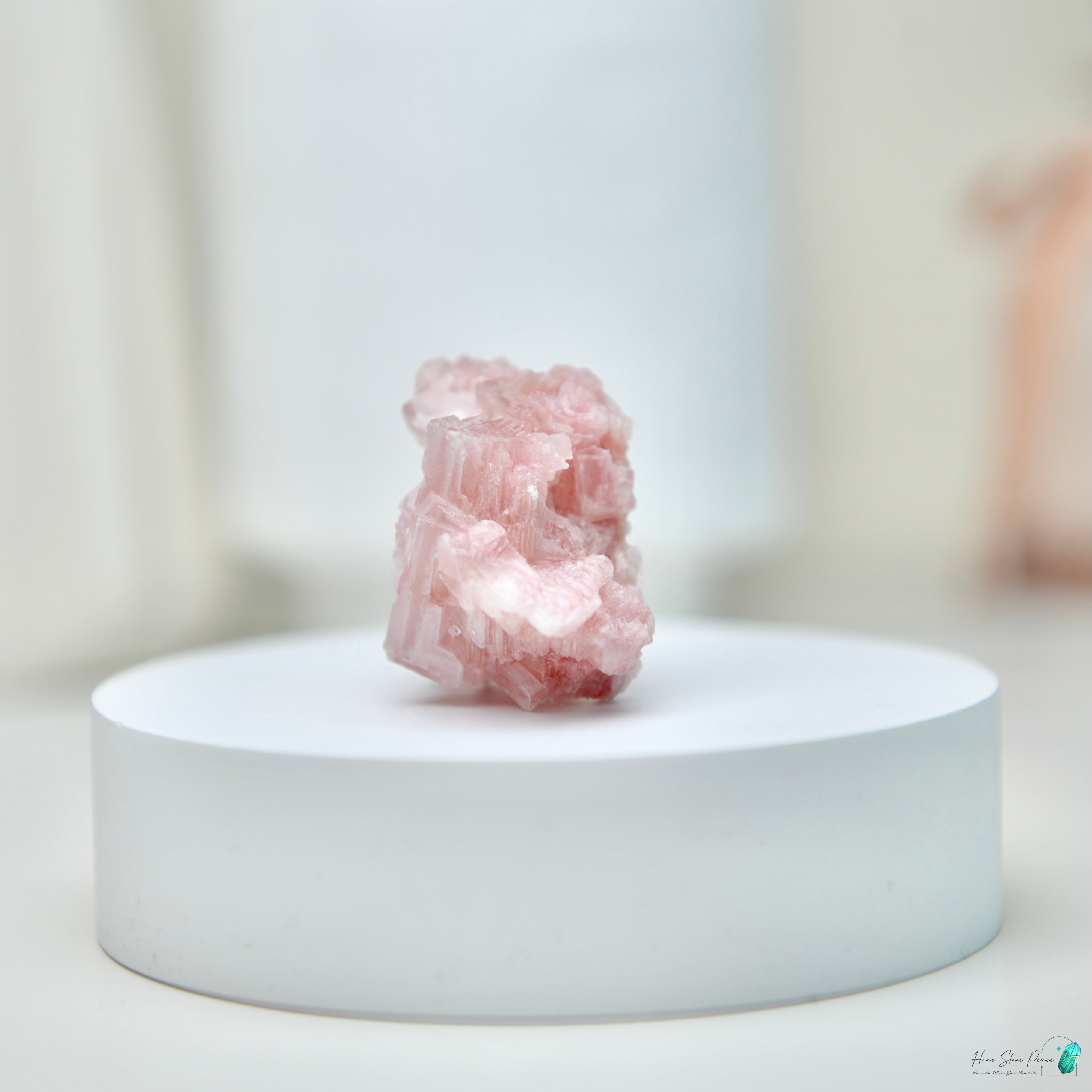 塞爾斯湖粉紅鹽礦 Natural Searles Lake Pink Halite