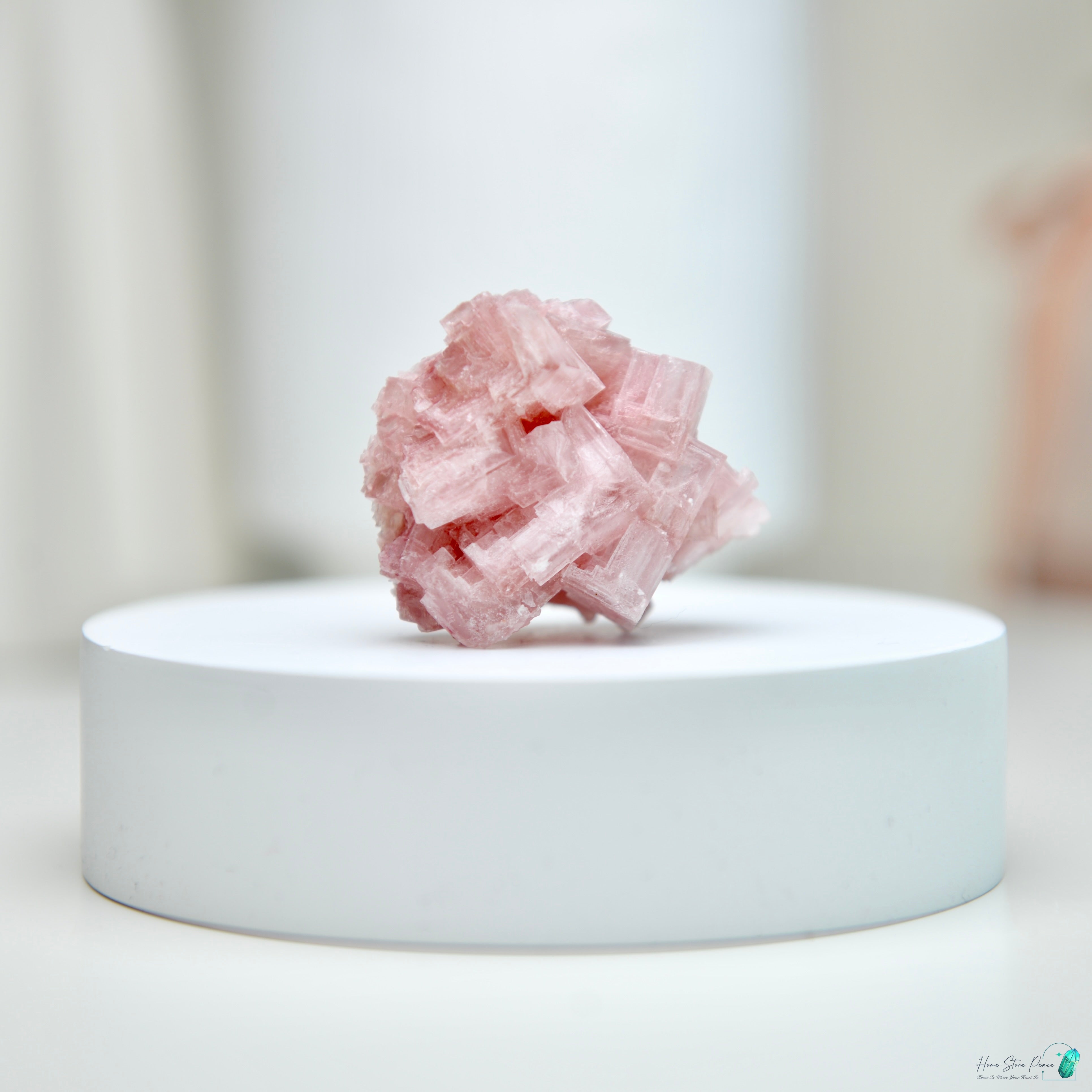 塞爾斯湖粉紅鹽礦 Natural Searles Lake Pink Halite