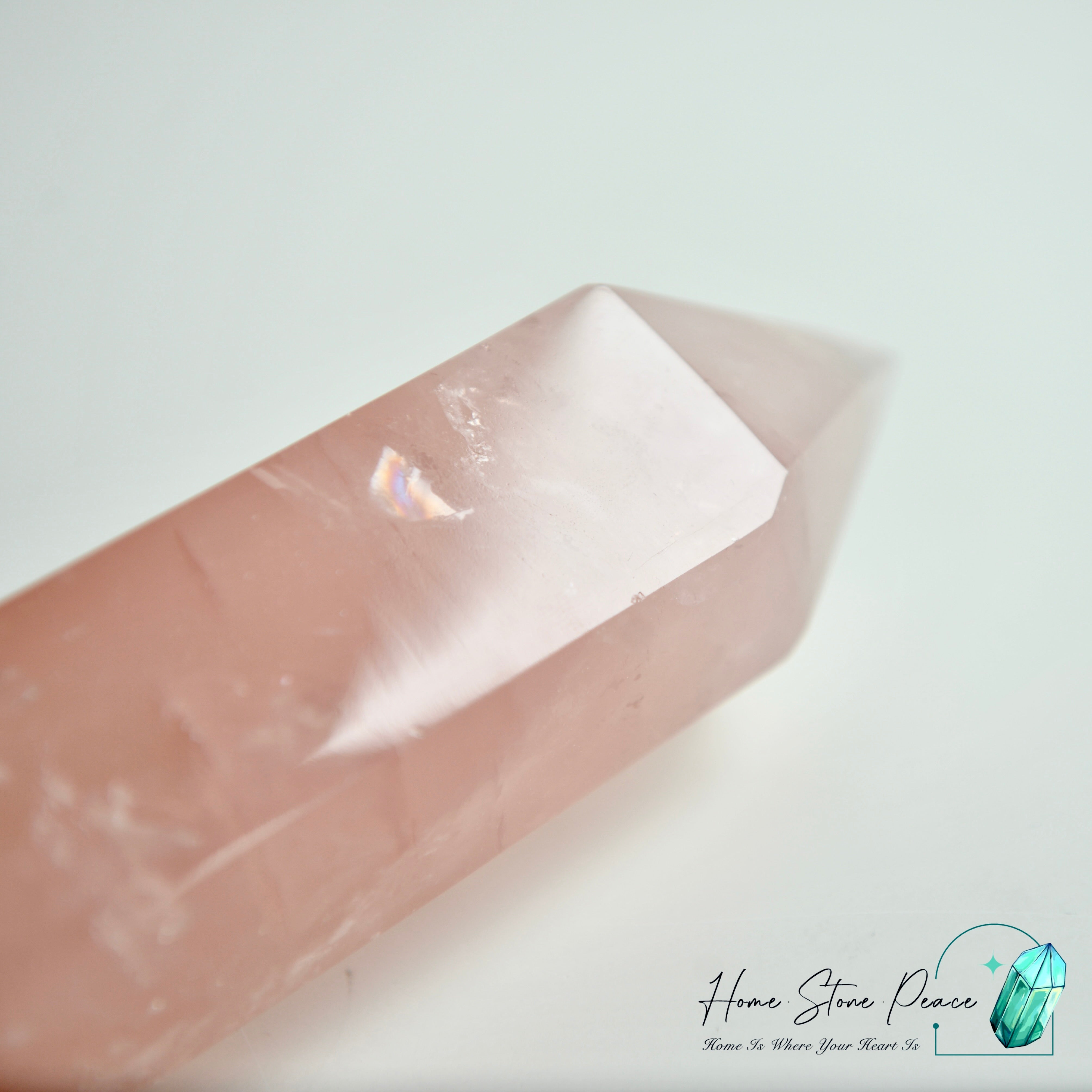 馬達加斯加粉紅水晶柱 Madagascar Rose Quartz Tower