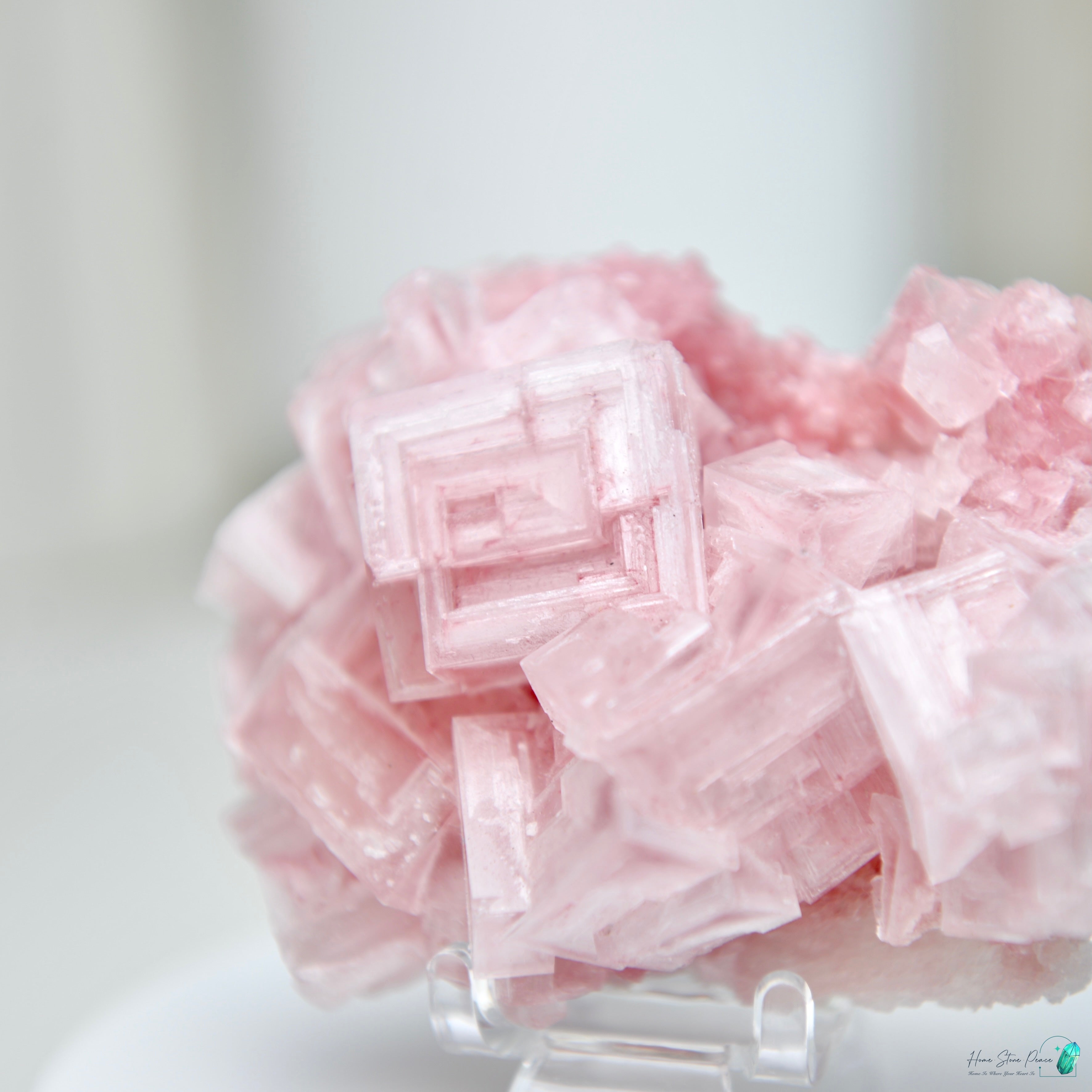 塞爾斯湖粉紅鹽礦 Natural Searles Lake Pink Halite