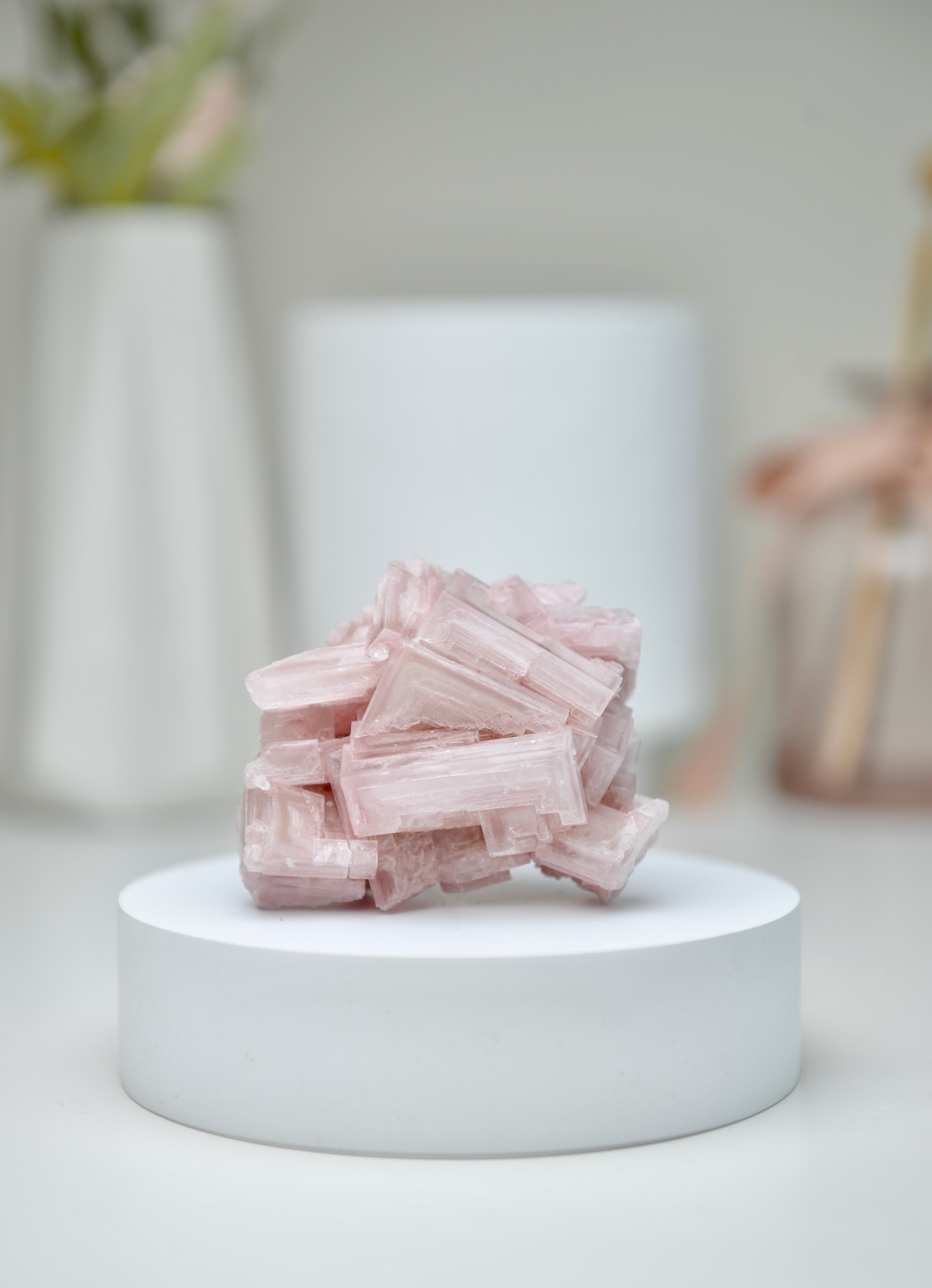 塞爾斯湖粉紅鹽礦 Natural Searles Lake Pink Halite