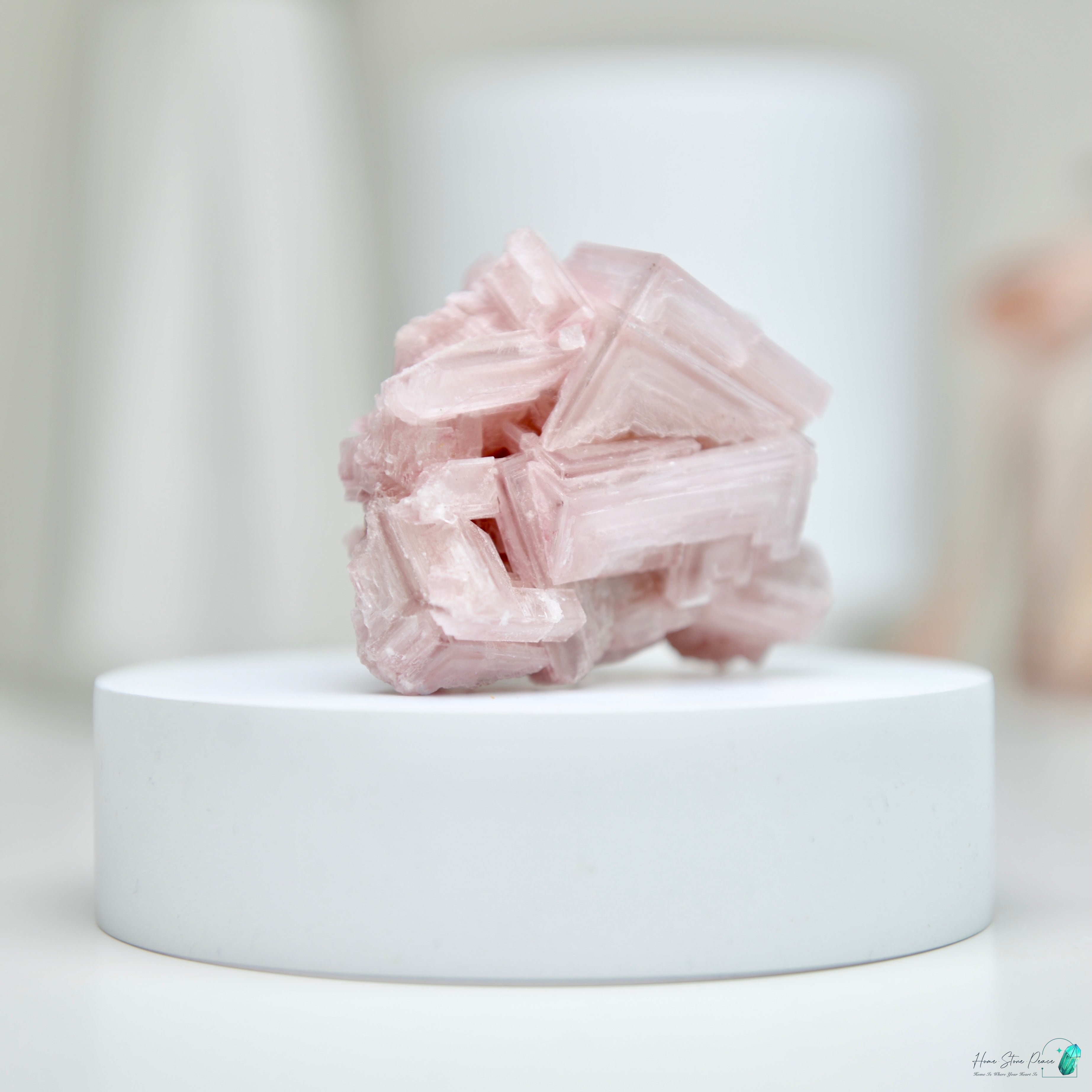 塞爾斯湖粉紅鹽礦 Natural Searles Lake Pink Halite
