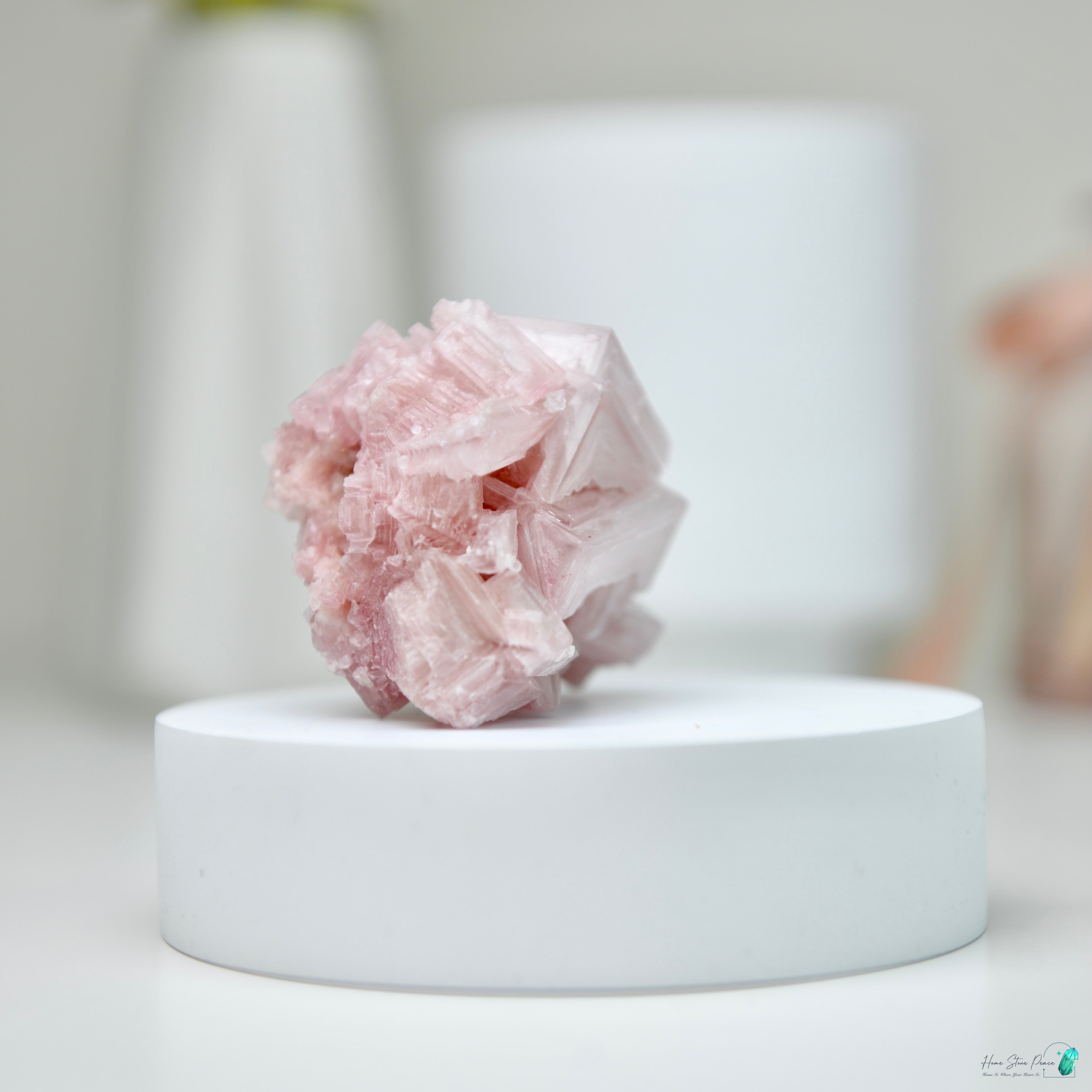 塞爾斯湖粉紅鹽礦 Natural Searles Lake Pink Halite