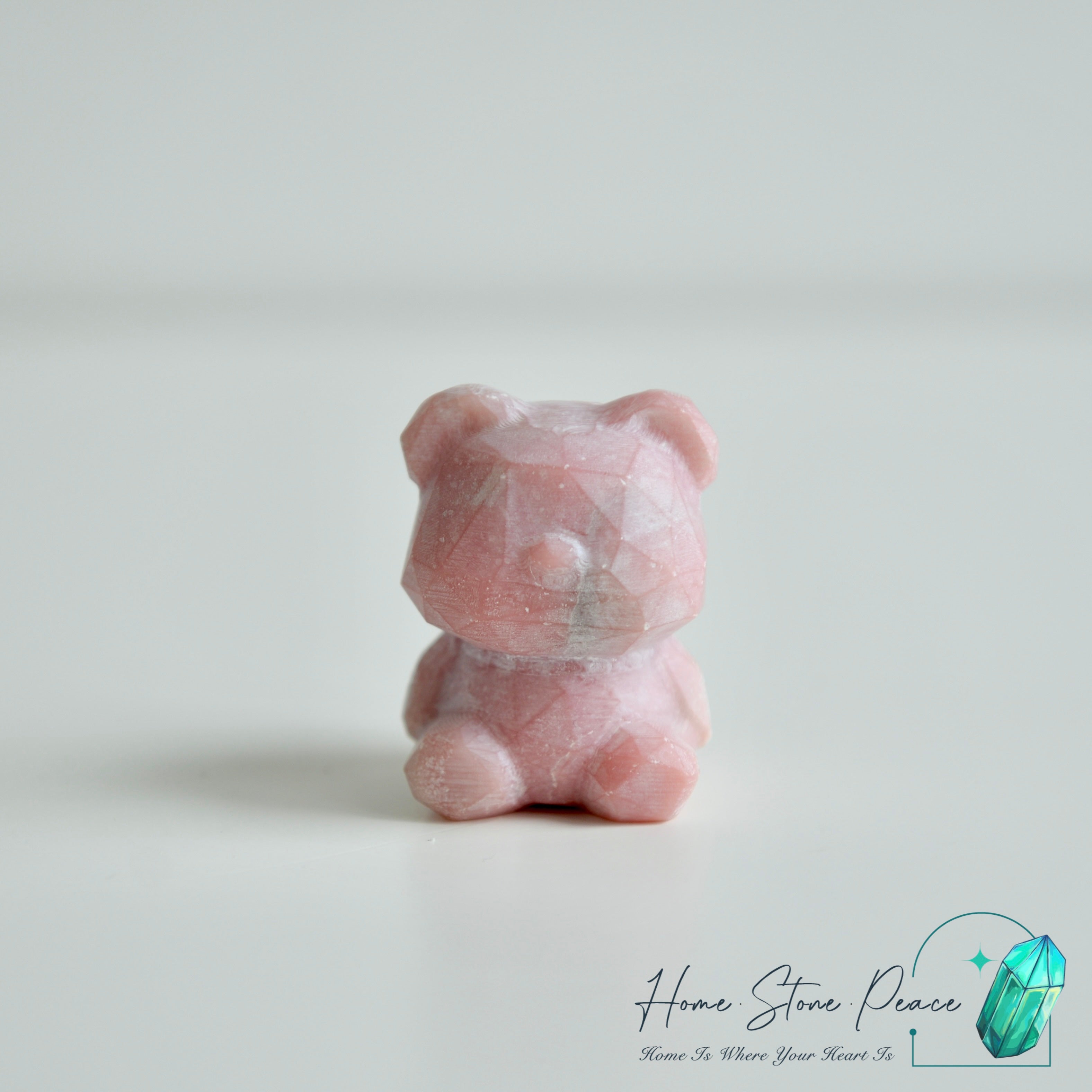 粉紅澳寶小熊 Pink Opal Teddy Bear