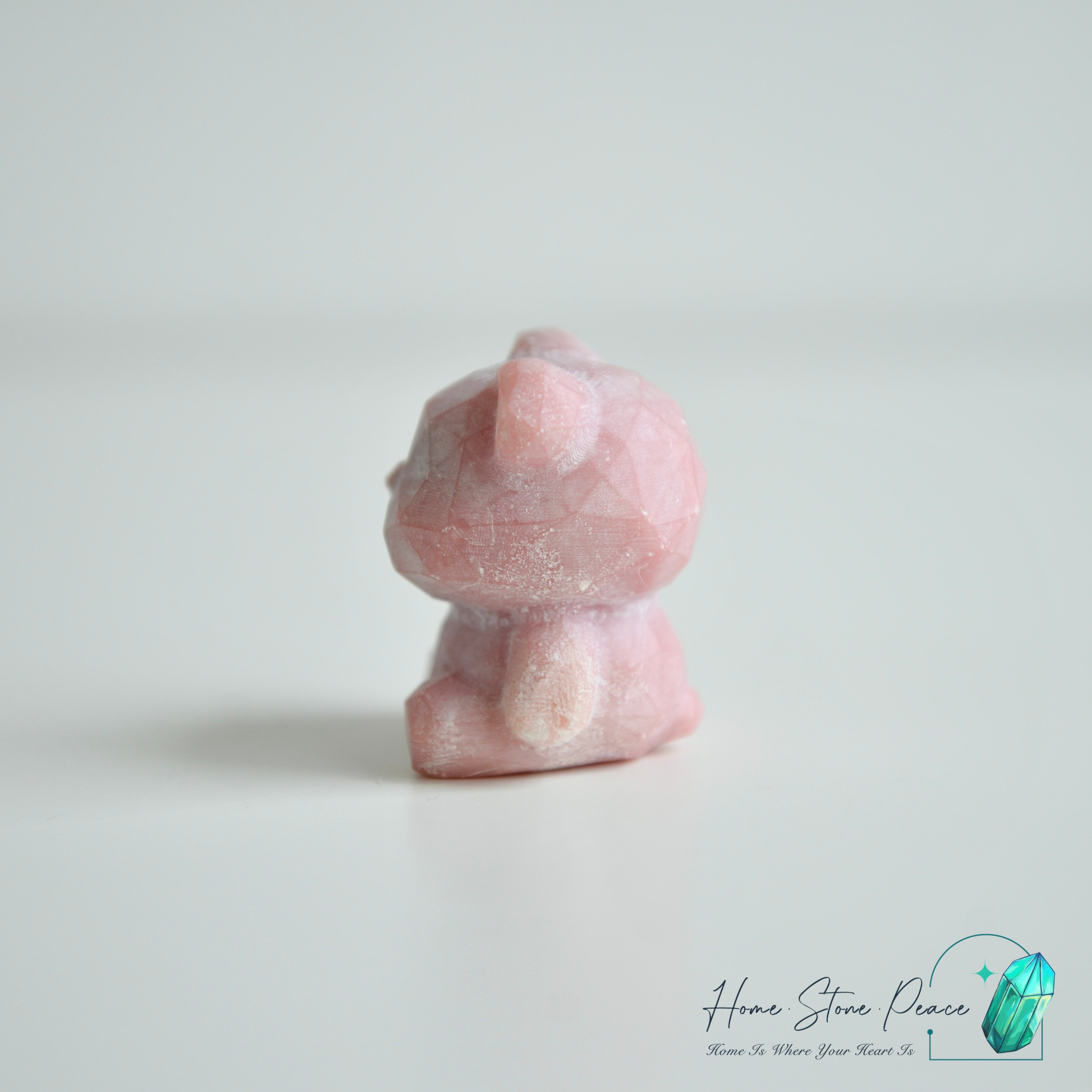粉紅澳寶小熊 Pink Opal Teddy Bear