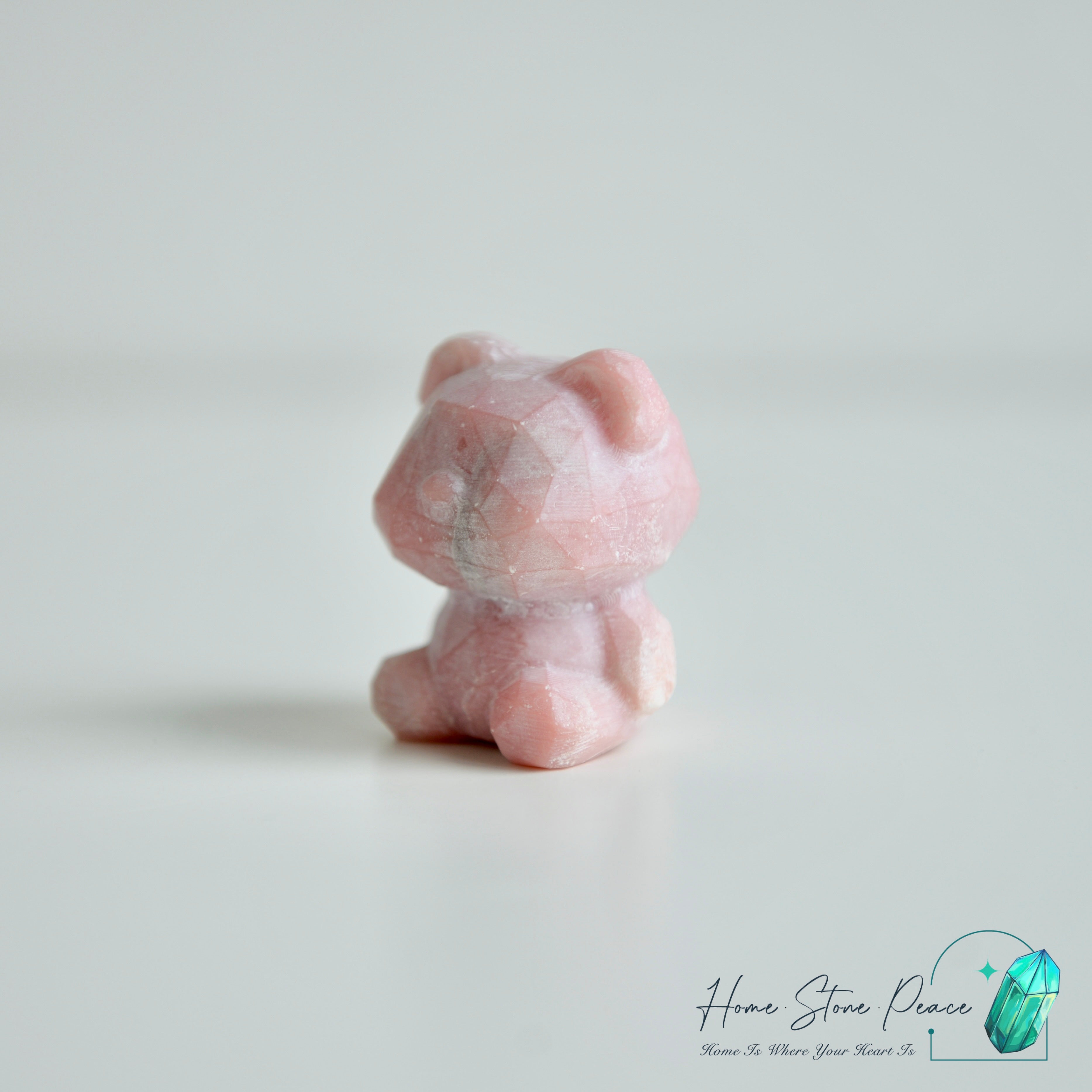 粉紅澳寶小熊 Pink Opal Teddy Bear