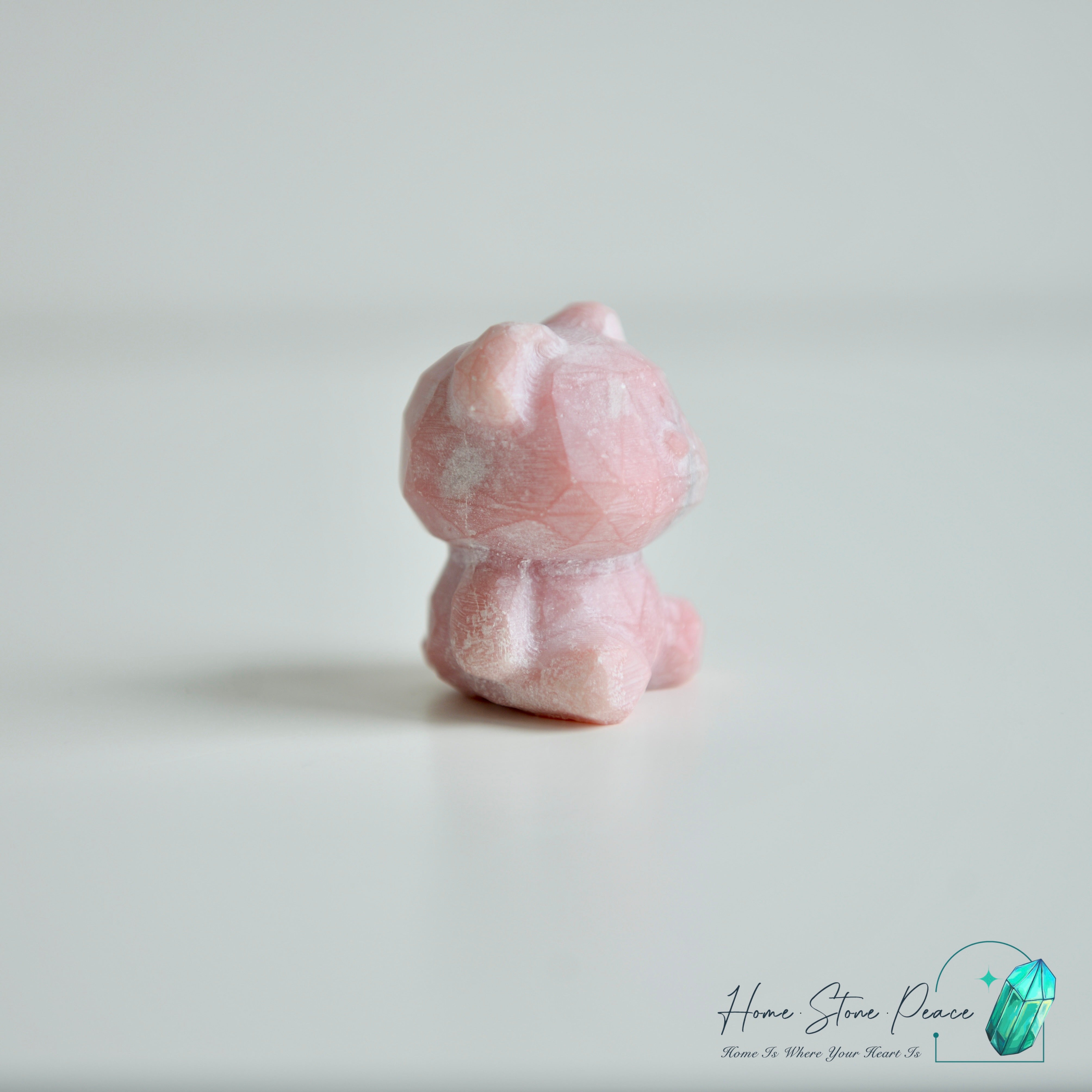 粉紅澳寶小熊 Pink Opal Teddy Bear