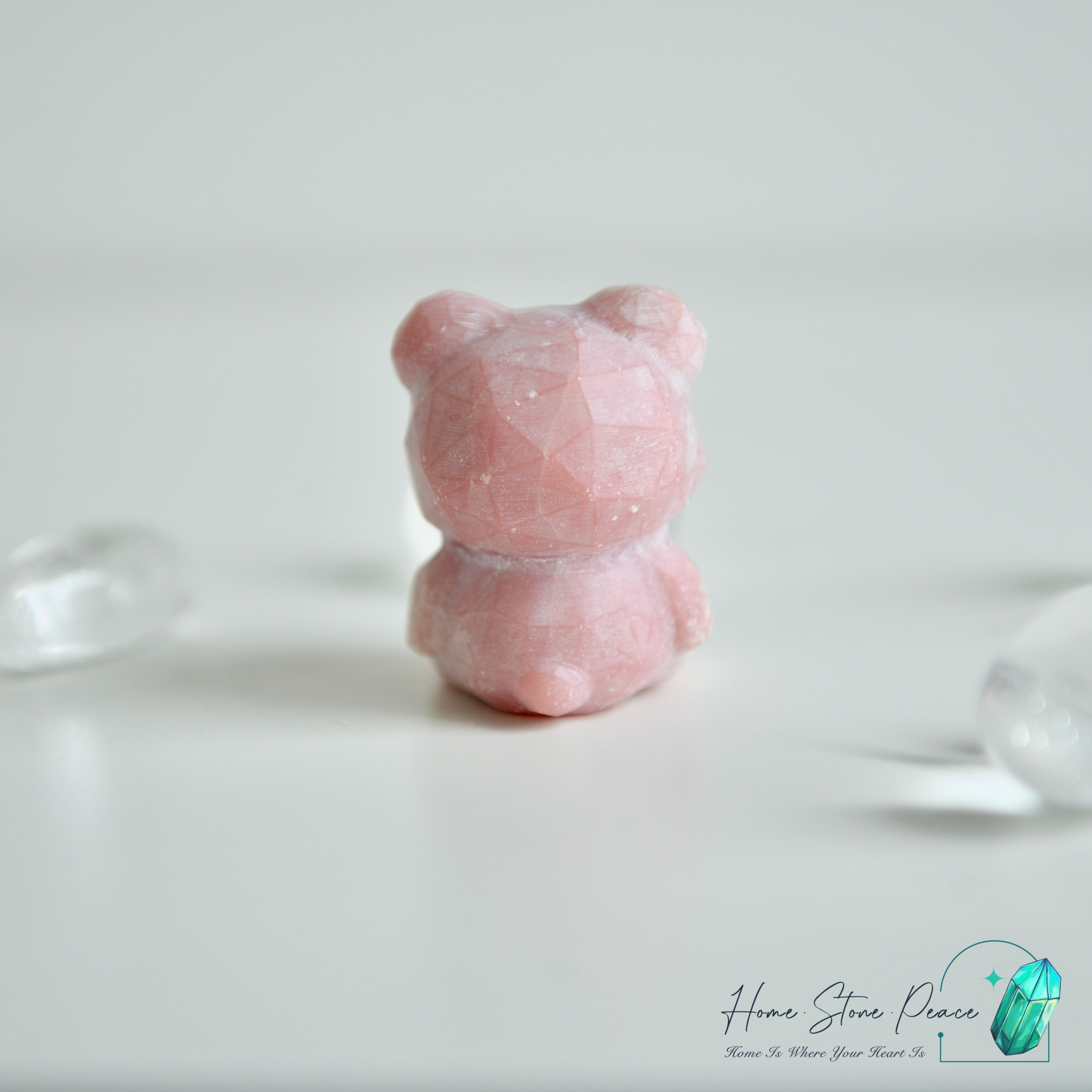 粉紅澳寶小熊 Pink Opal Teddy Bear