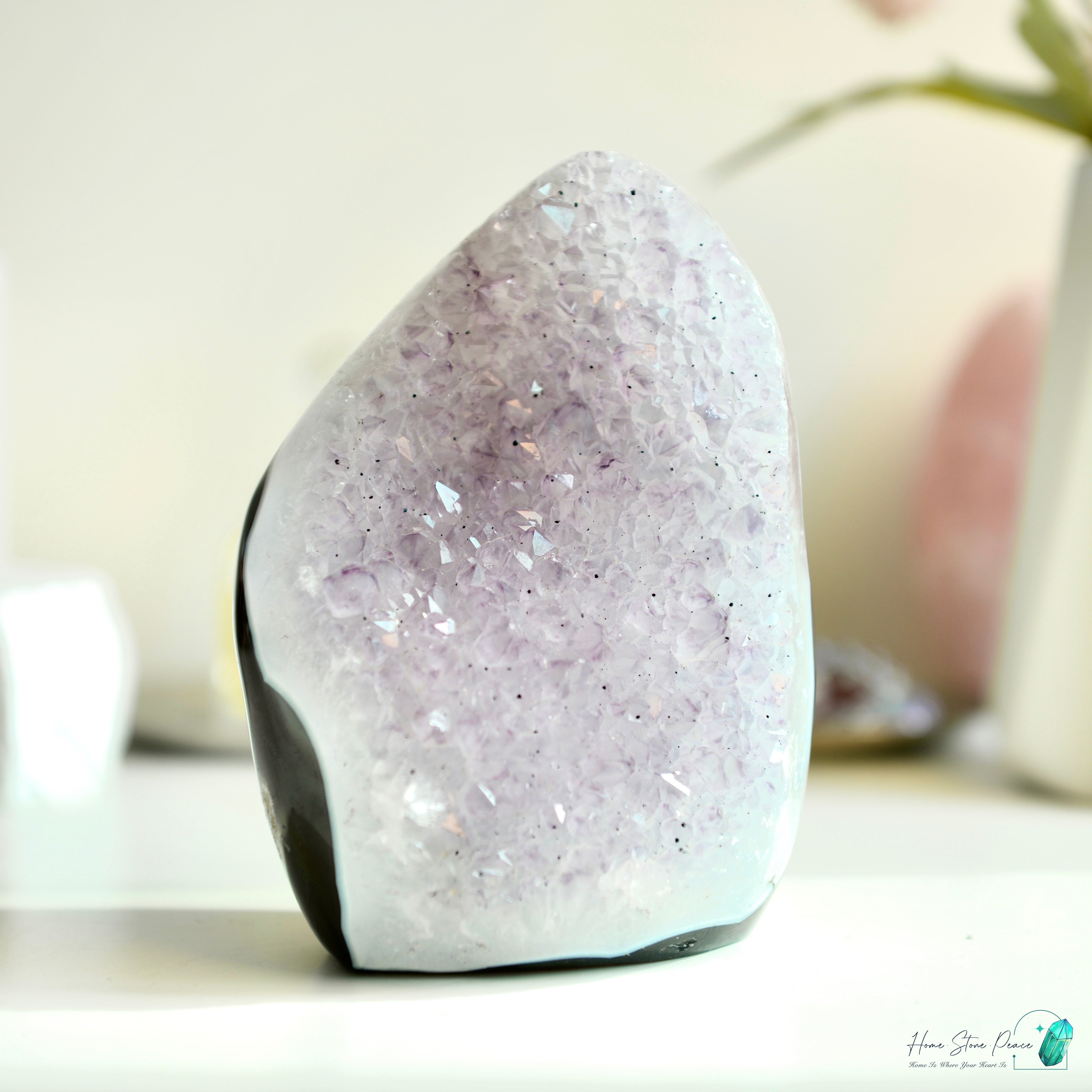 瑪瑙邊紫水晶隨形 Agate Amethyst Free Form