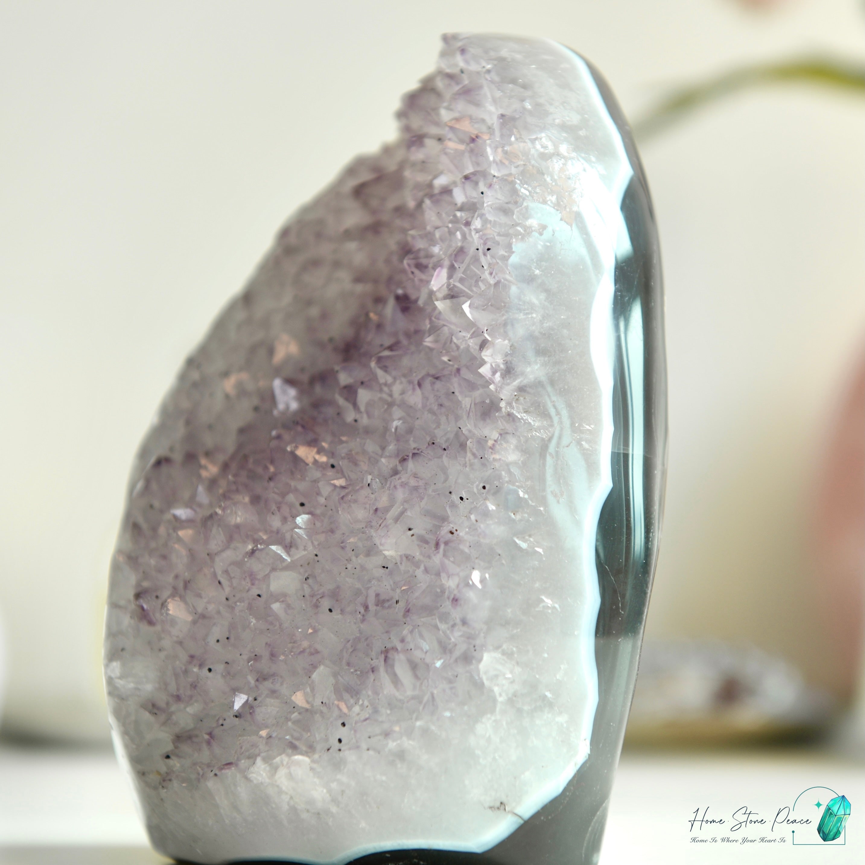 瑪瑙邊紫水晶隨形 Agate Amethyst Free Form