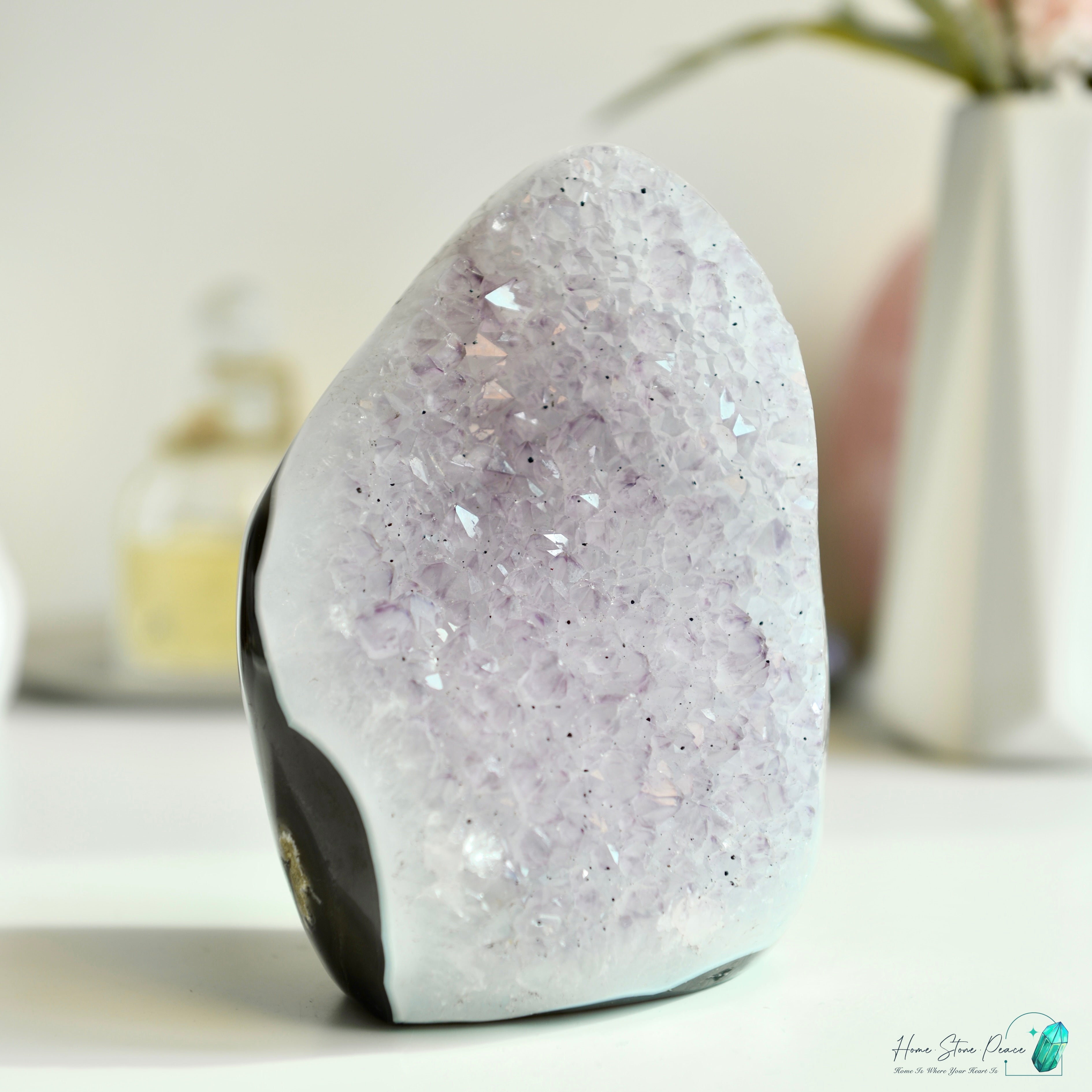 瑪瑙邊紫水晶隨形 Agate Amethyst Free Form