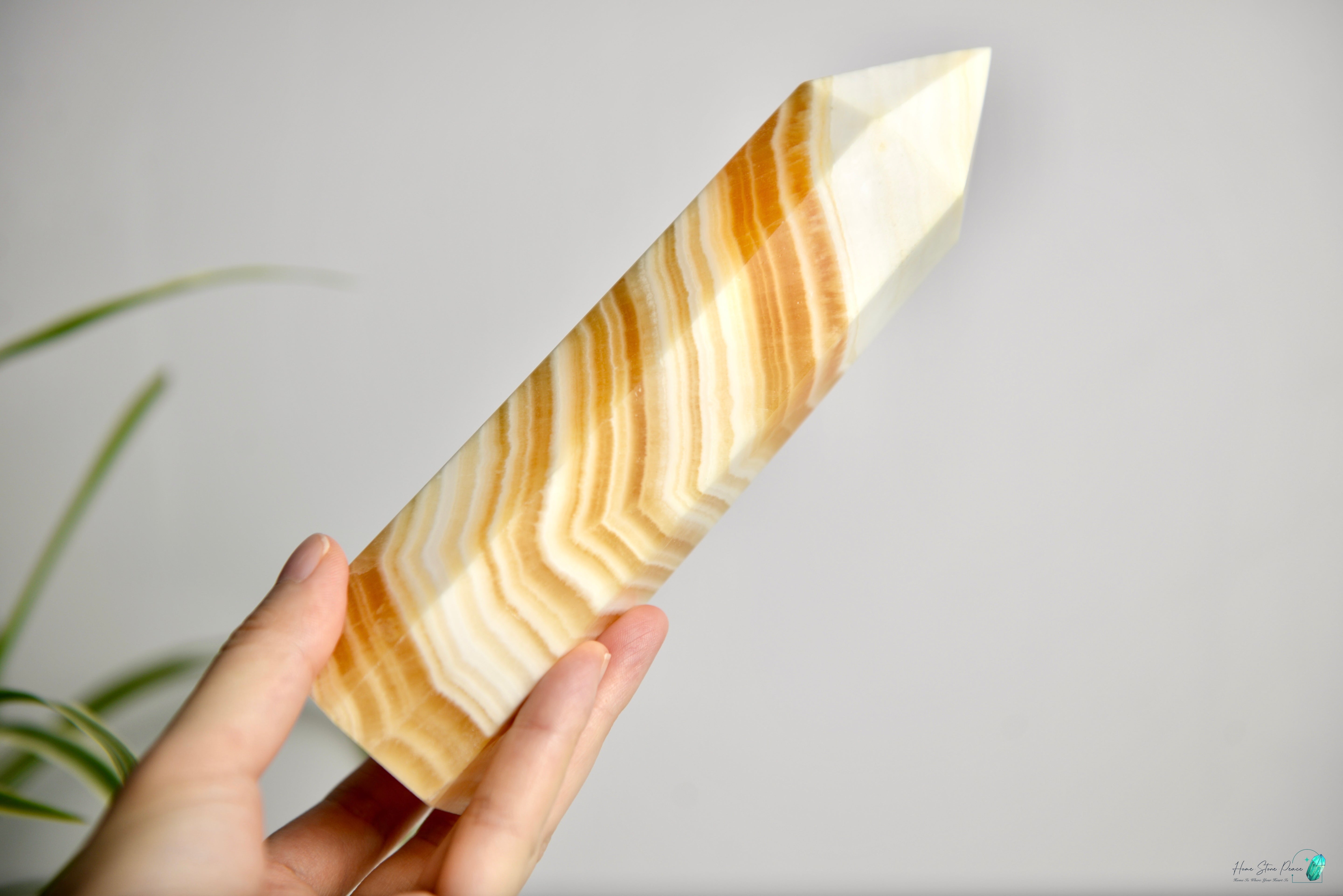 橙色方解石柱 Orange Calcite Tower