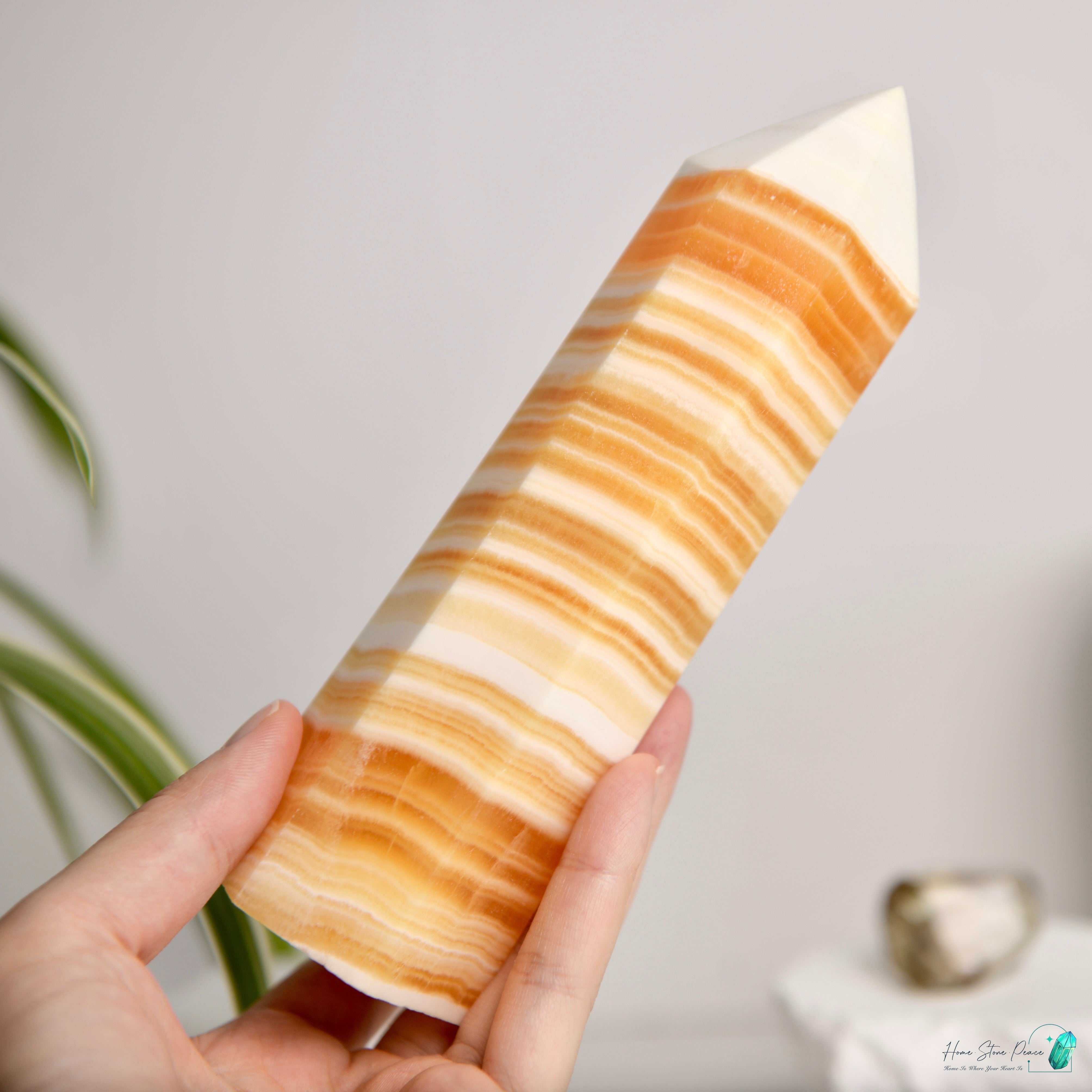 橙色方解石柱 Orange Calcite Tower