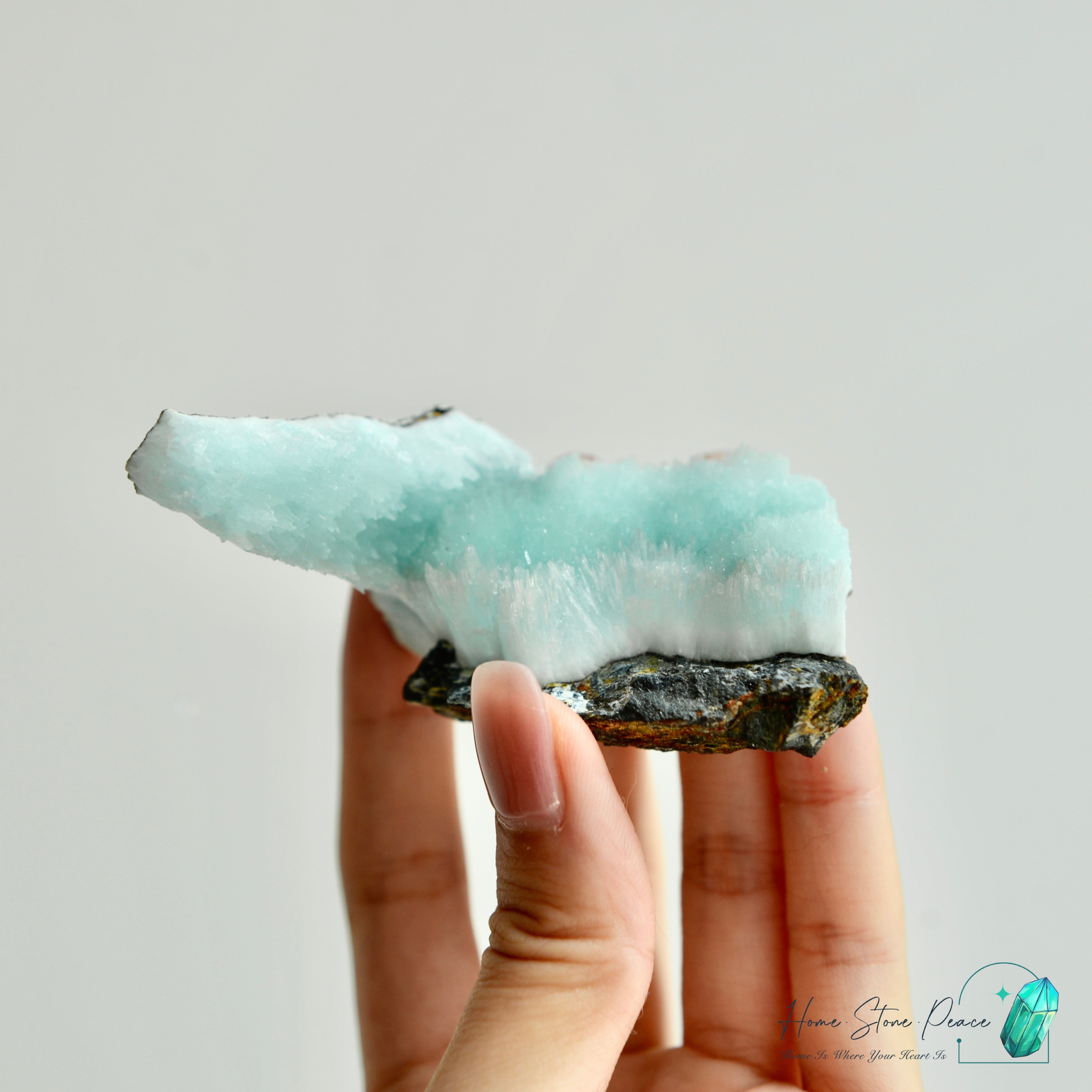 藍霰石 Blue Aragonite Cluster