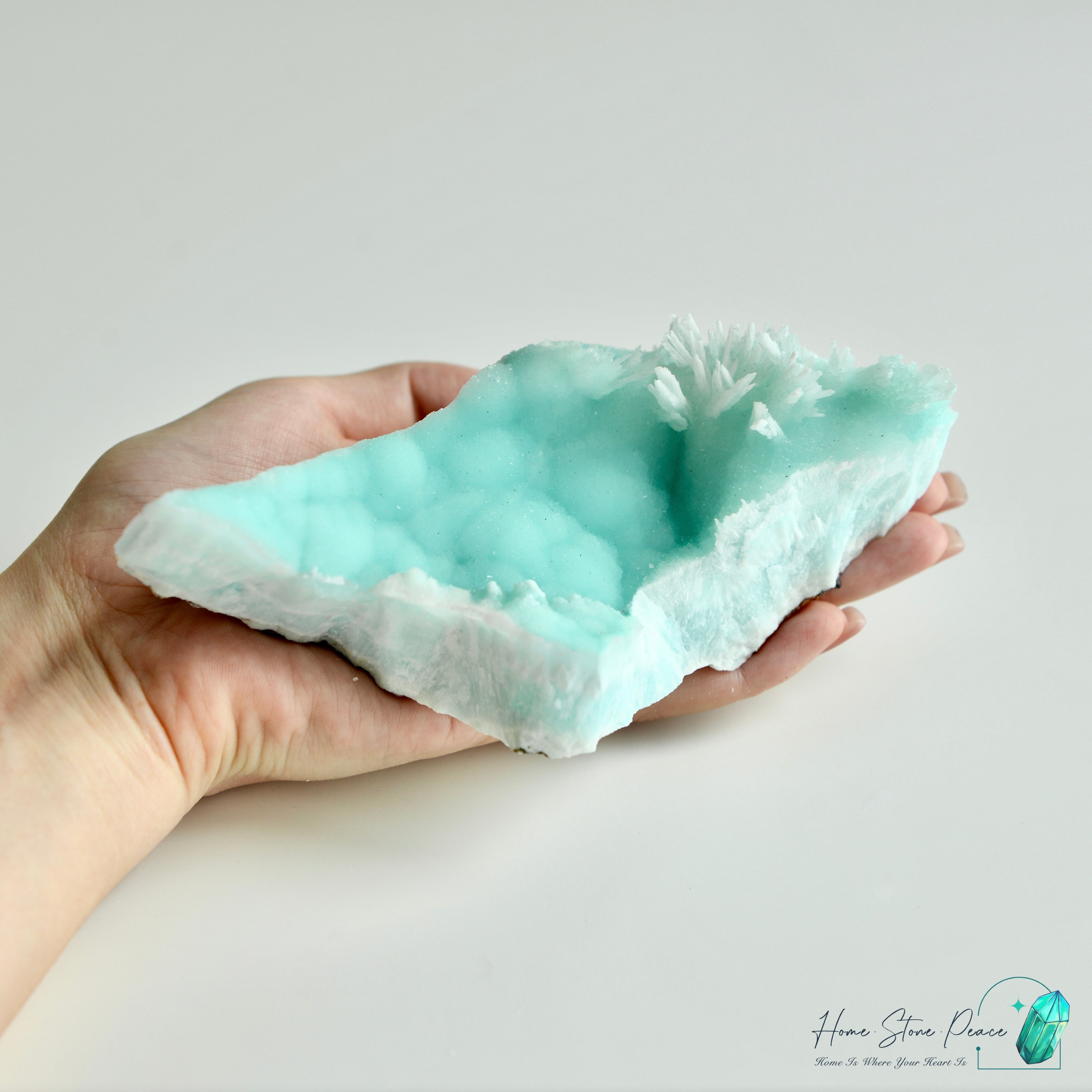 藍霰石 Blue Aragonite Cluster