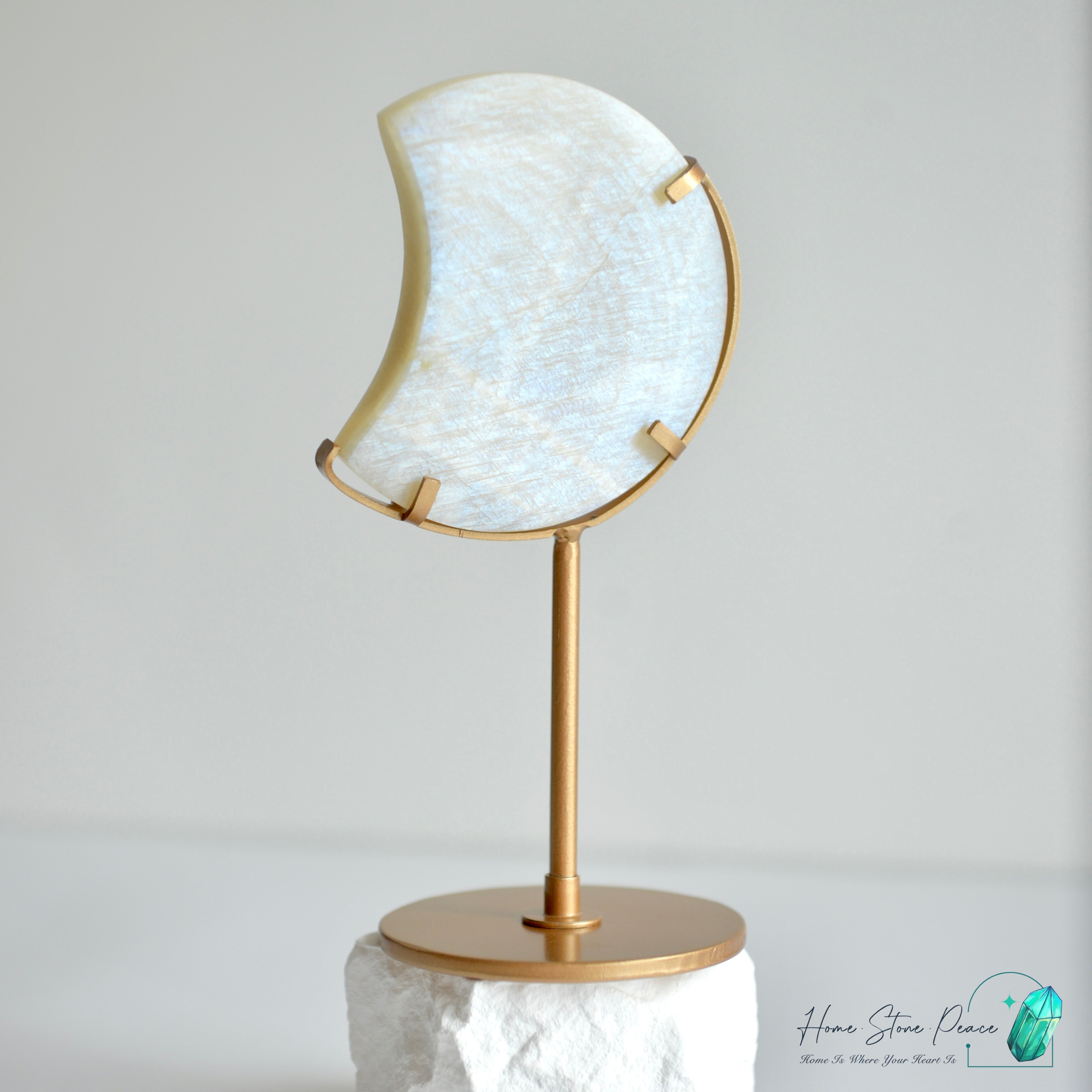 月亮石連座 ムーンストーン スタンド付