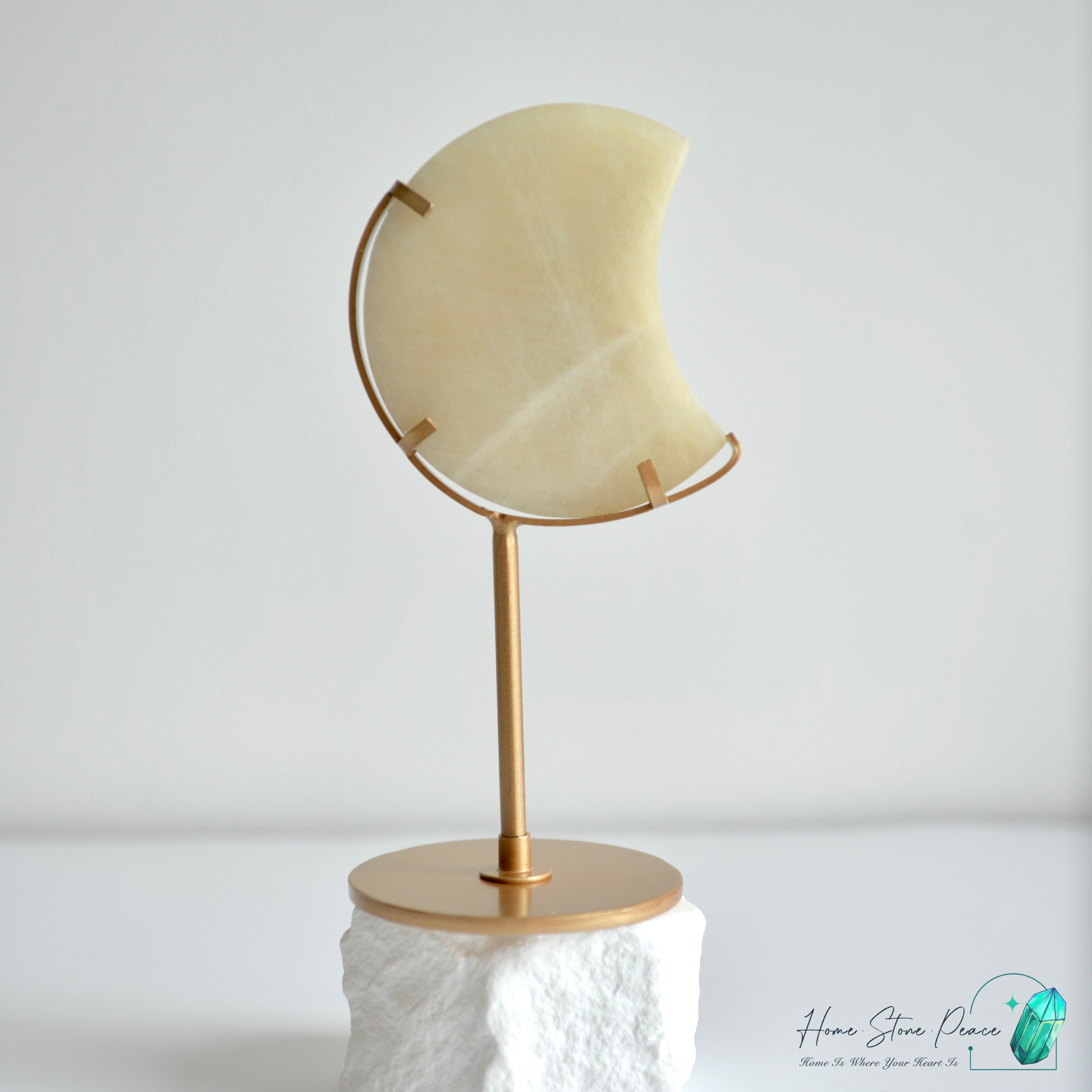 月亮石連座 ムーンストーン スタンド付