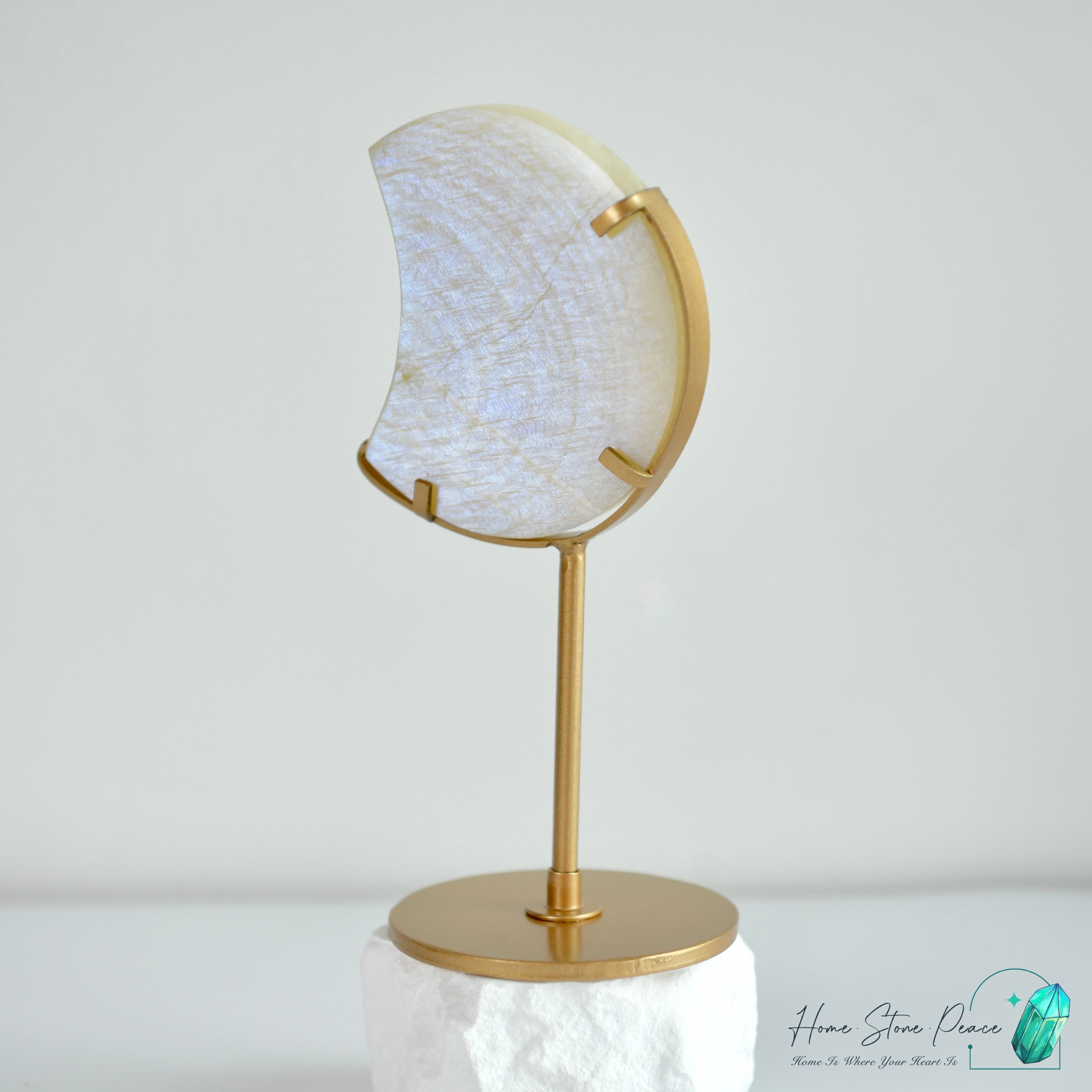 月亮石連座 ムーンストーン スタンド付