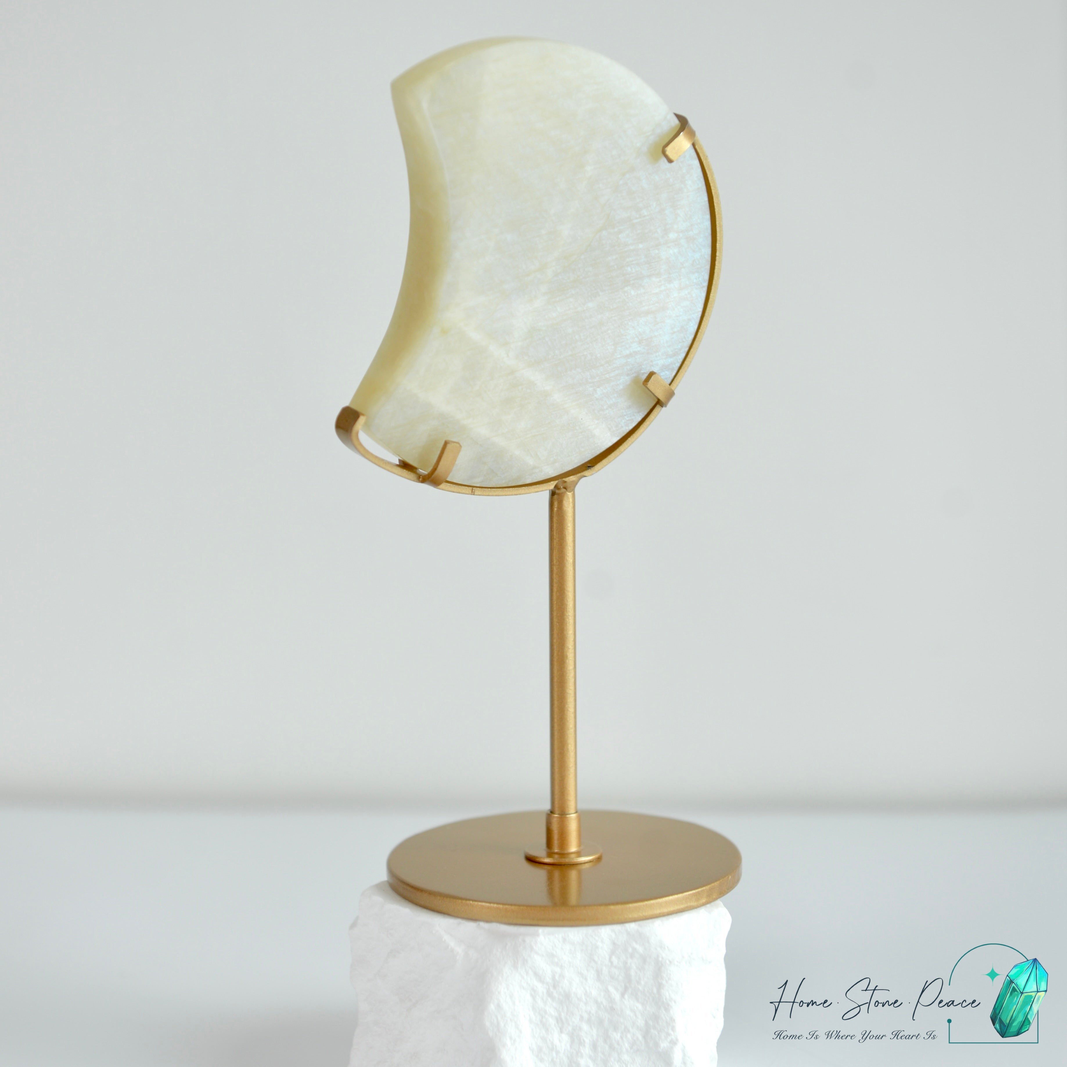 月亮石連座 ムーンストーン スタンド付