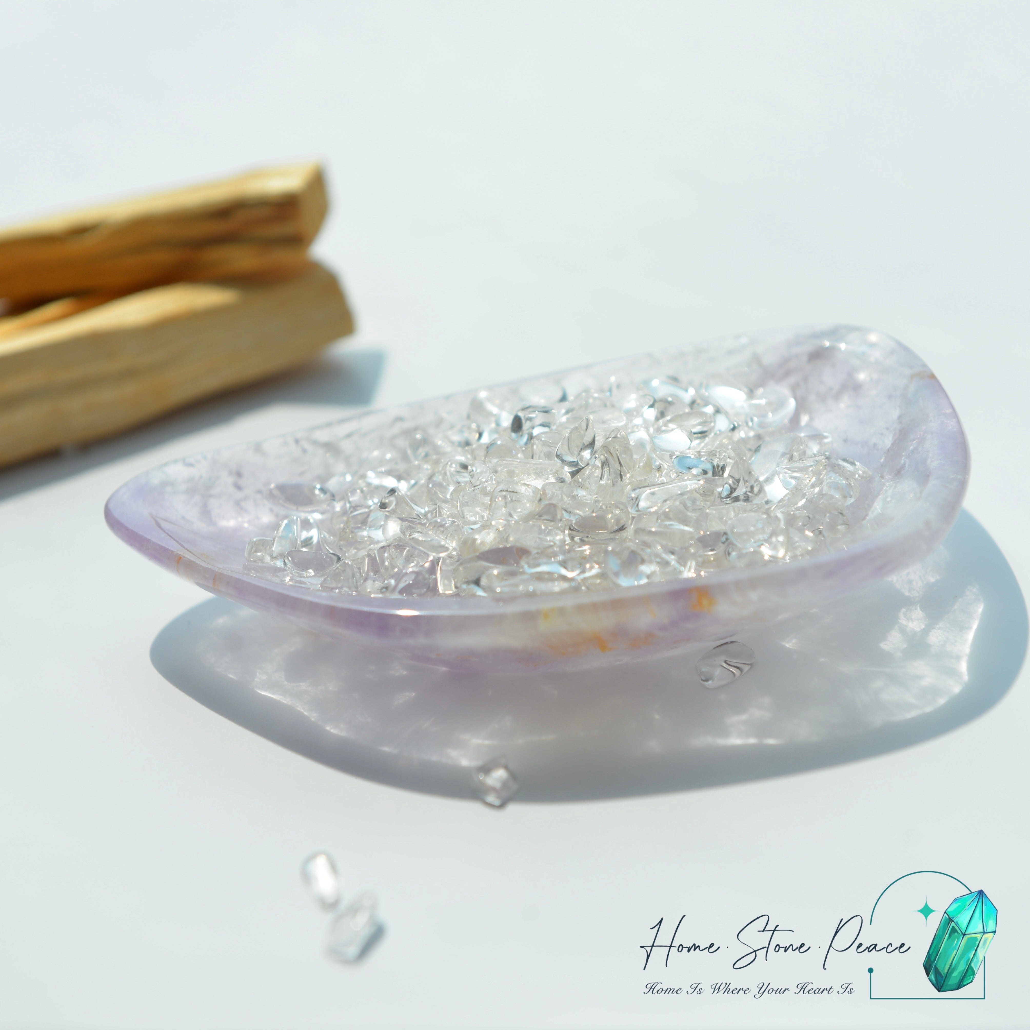 幻影紫水晶小碟 Amethyst Phantom Quartz Trinket Dish