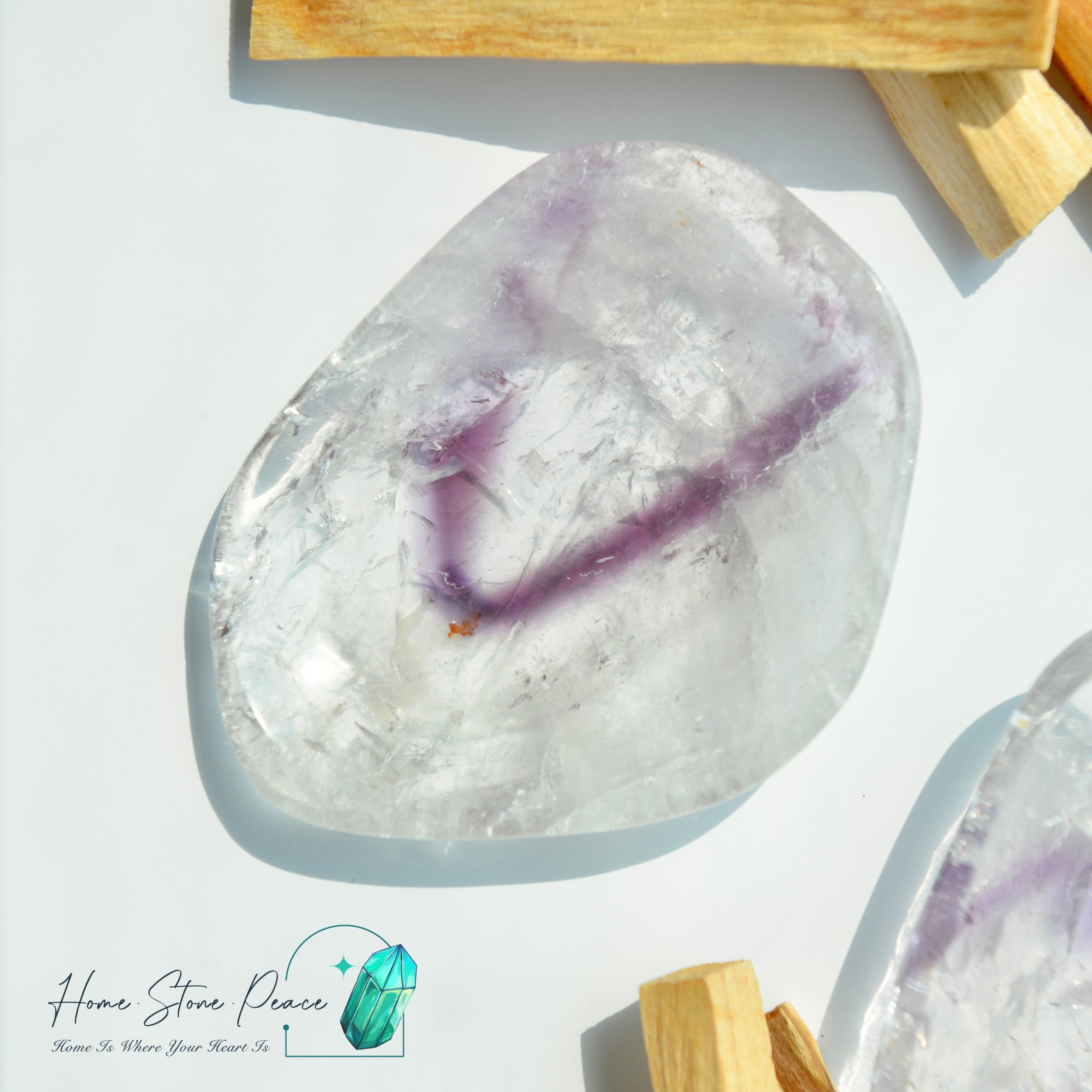 幻影紫水晶小碟 Amethyst Phantom Quartz Trinket Dish