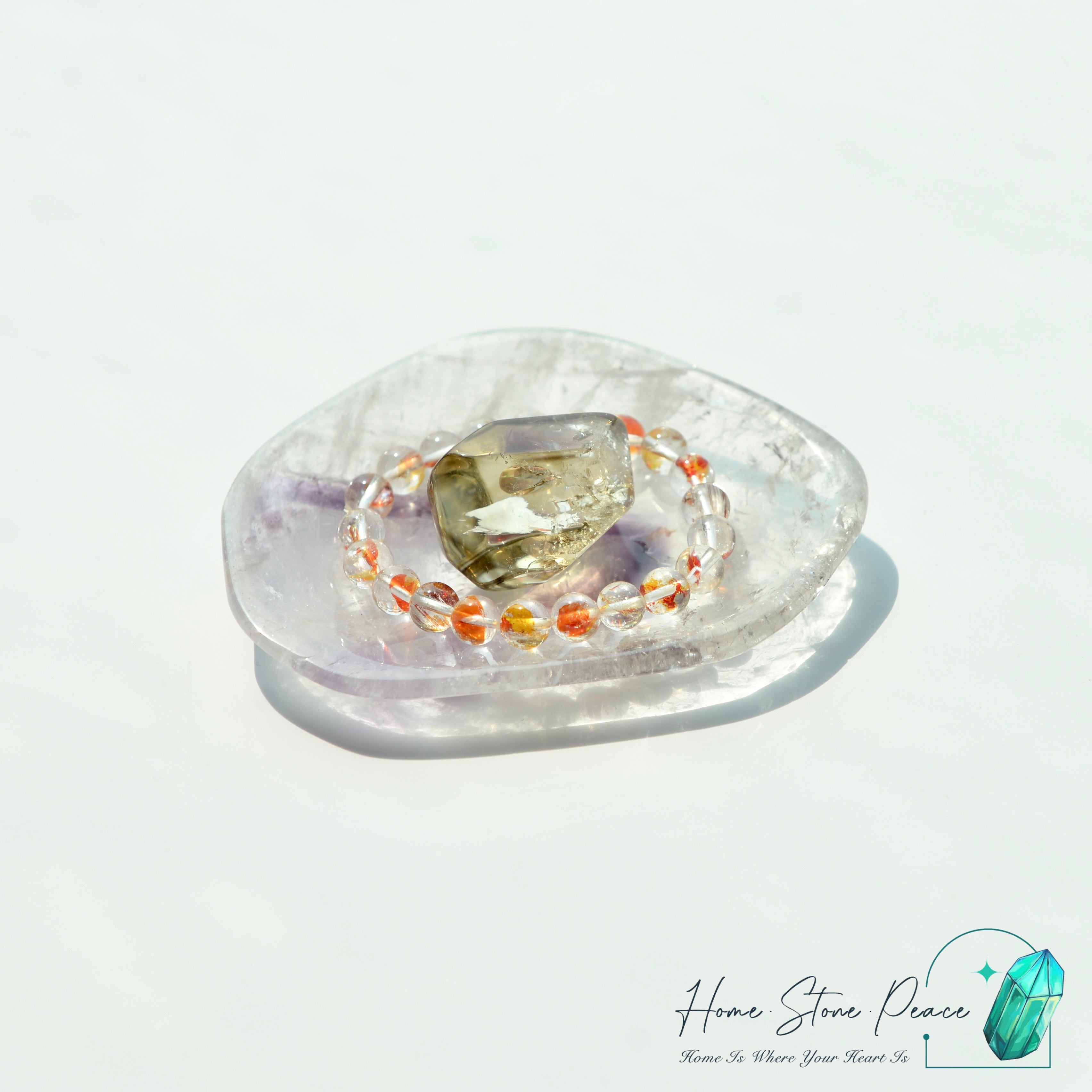 幻影紫水晶小碟 Amethyst Phantom Quartz Trinket Dish