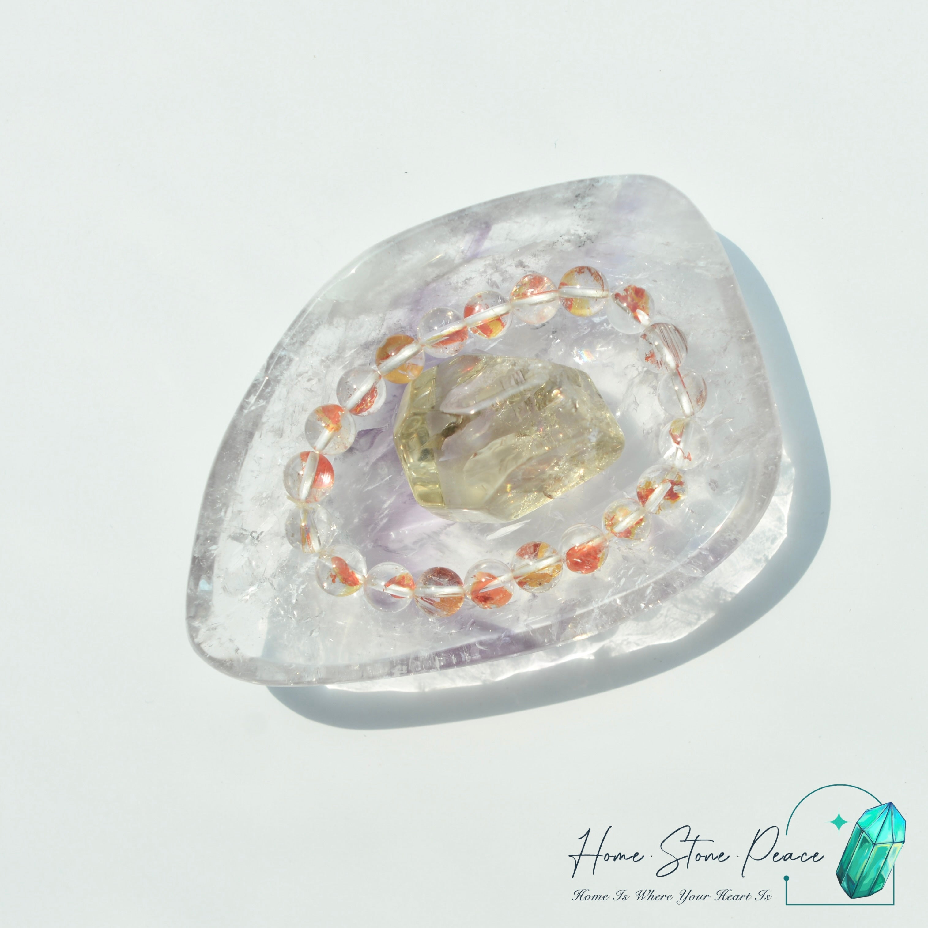 幻影紫水晶小碟 Amethyst Phantom Quartz Trinket Dish