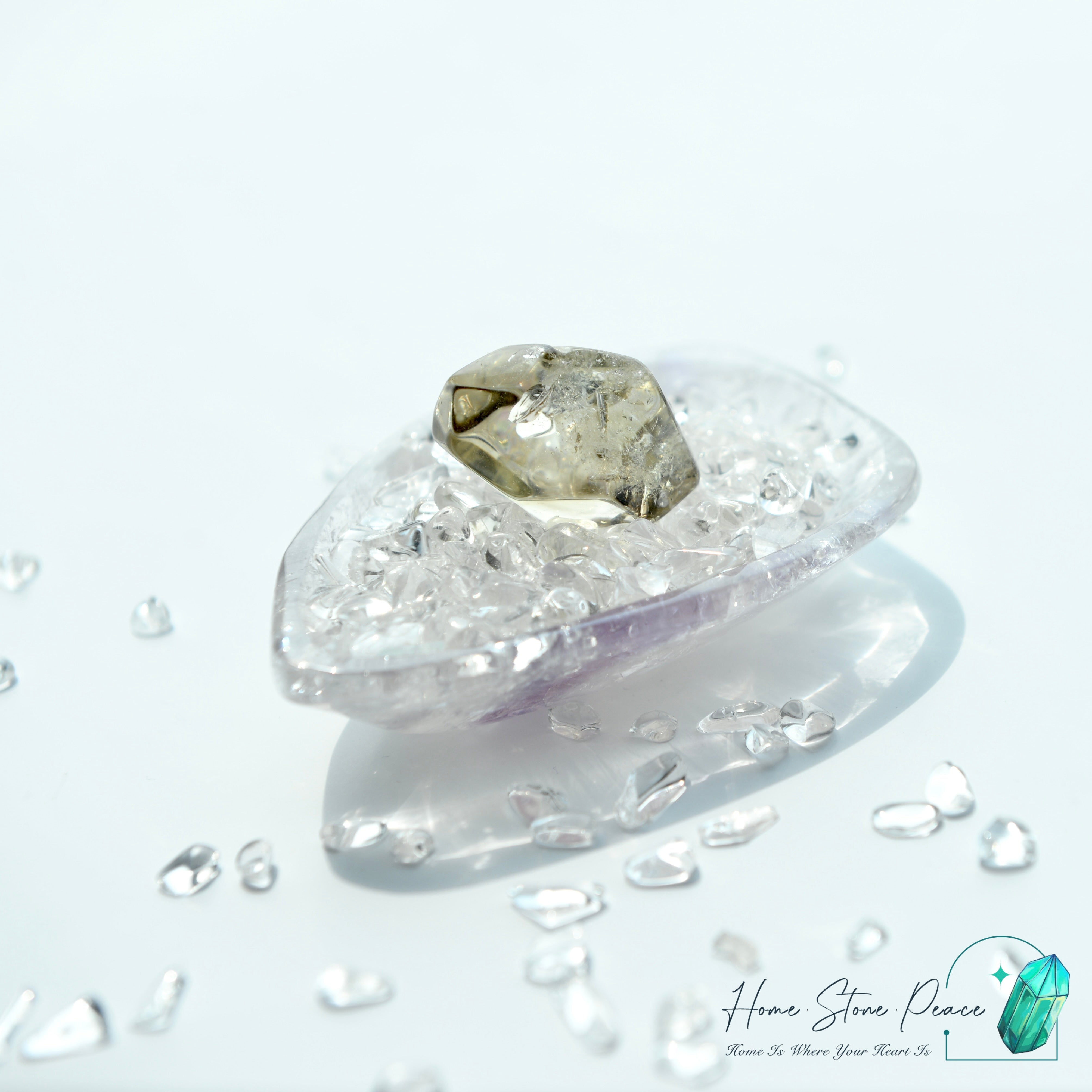 幻影紫水晶小碟 Amethyst Phantom Quartz Trinket Dish