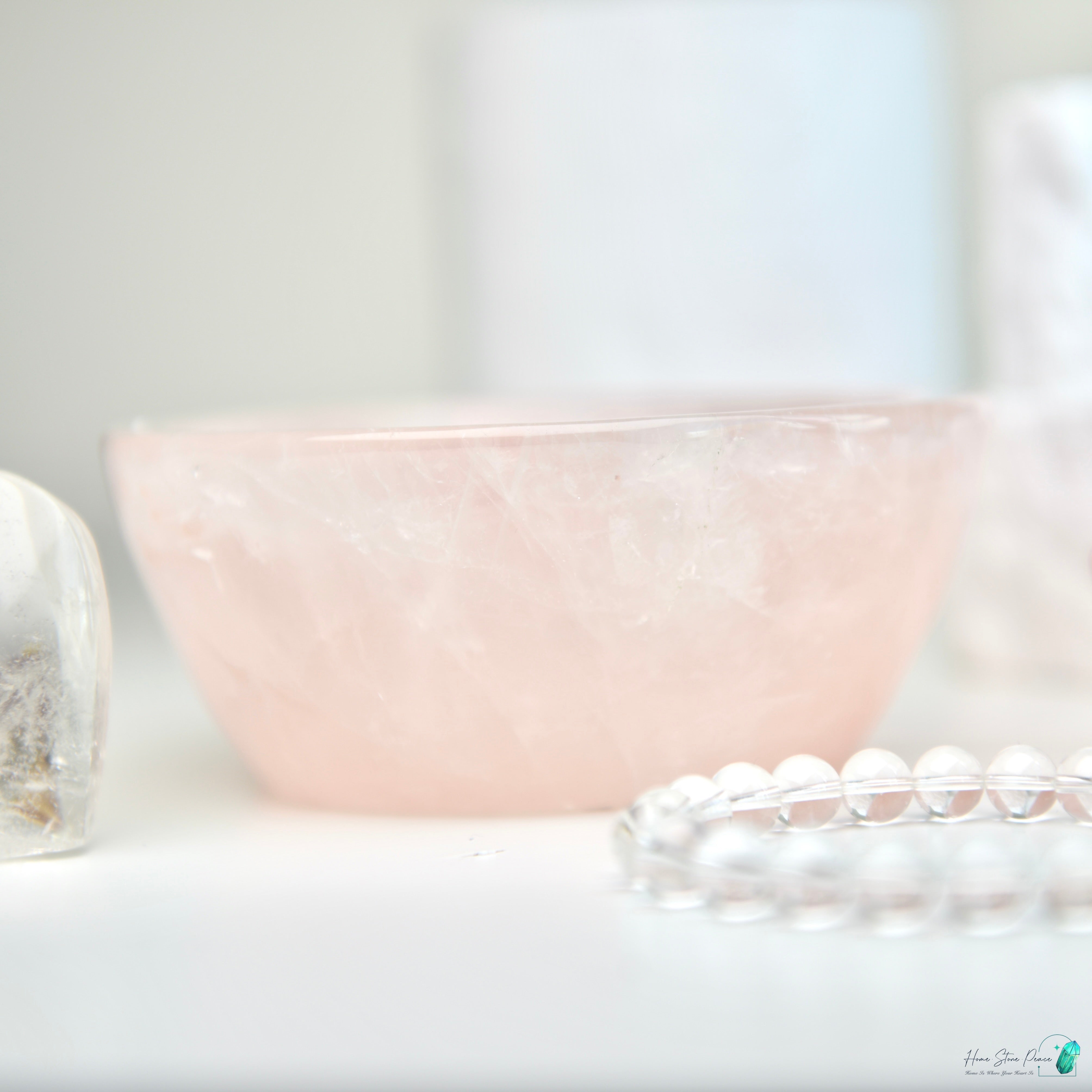 粉紅水晶碗 Rose Quartz Bowl