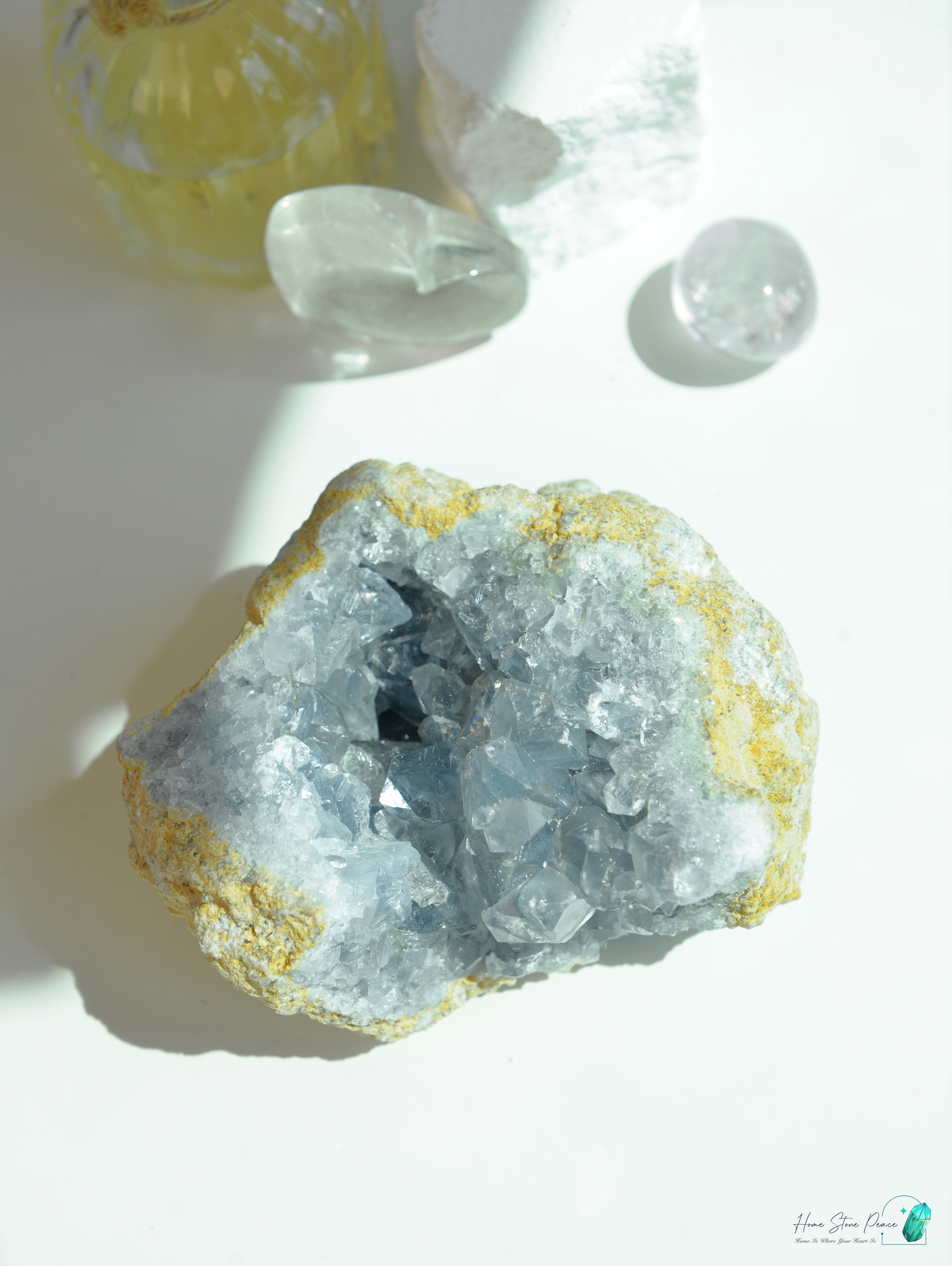 天青石原石 Celestite Cluster
