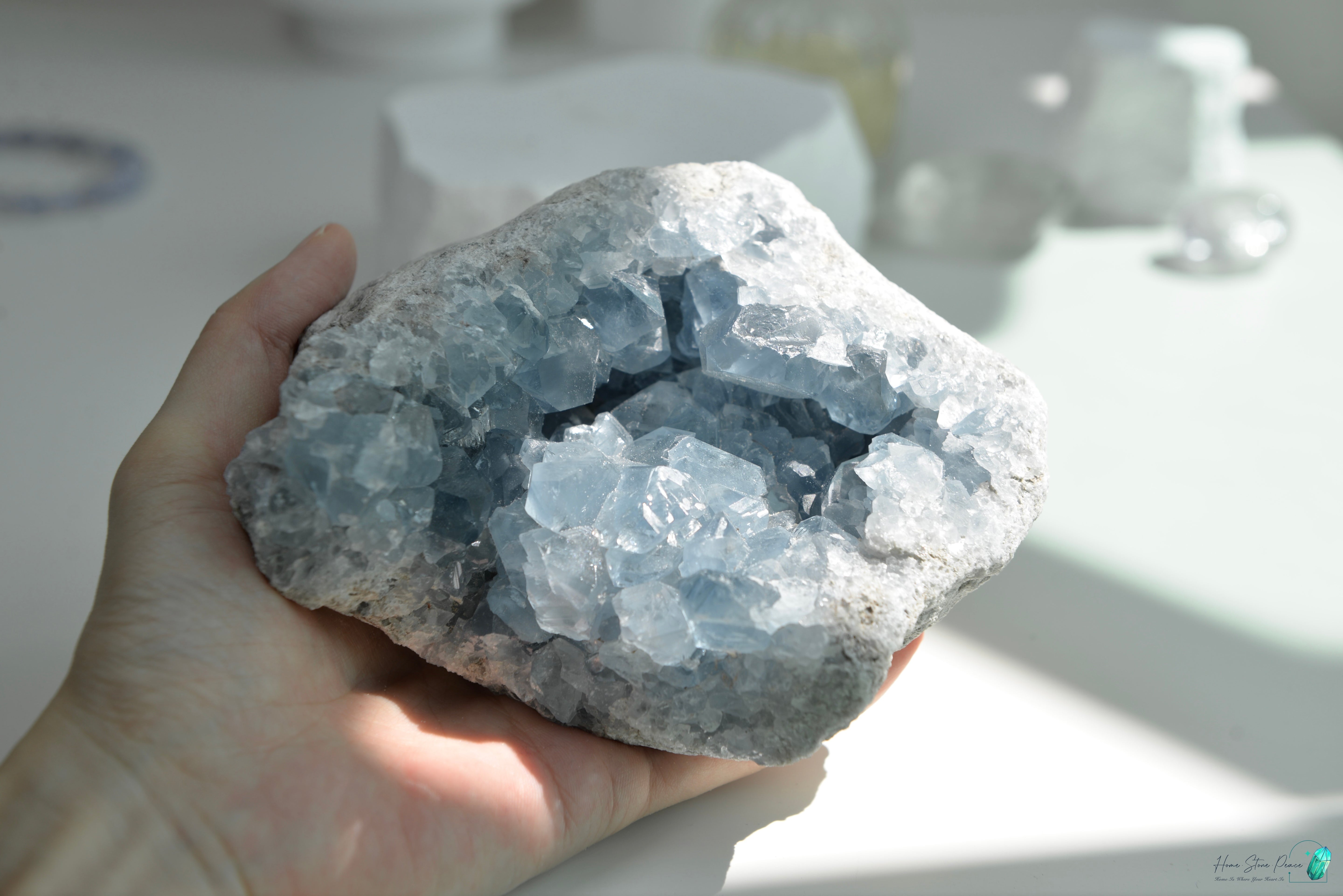 天青石原石 Celestite Cluster