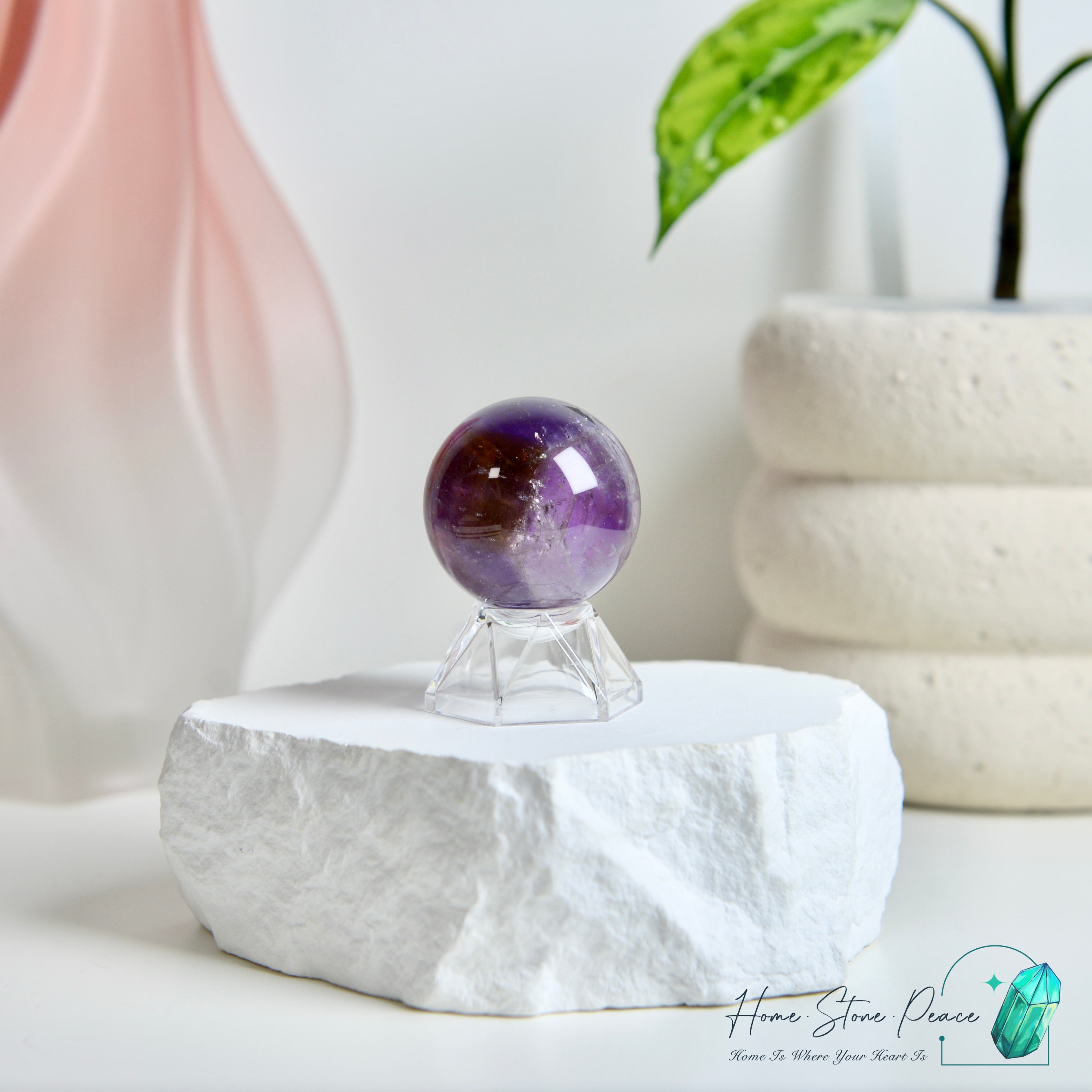 紫黃水晶球 Ametrine Sphere