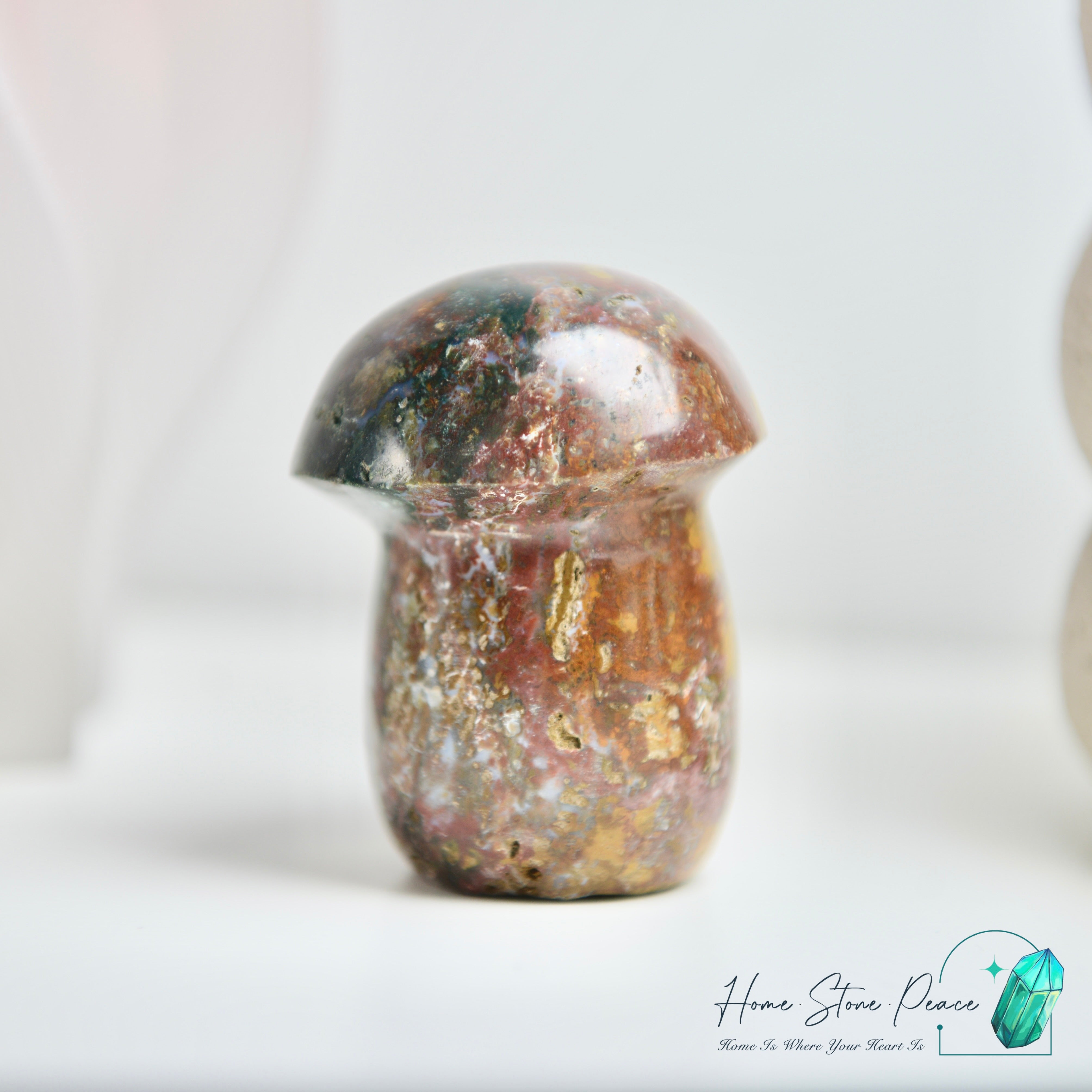海洋碧玉蘑菇 Ocean Jasper Mushroom