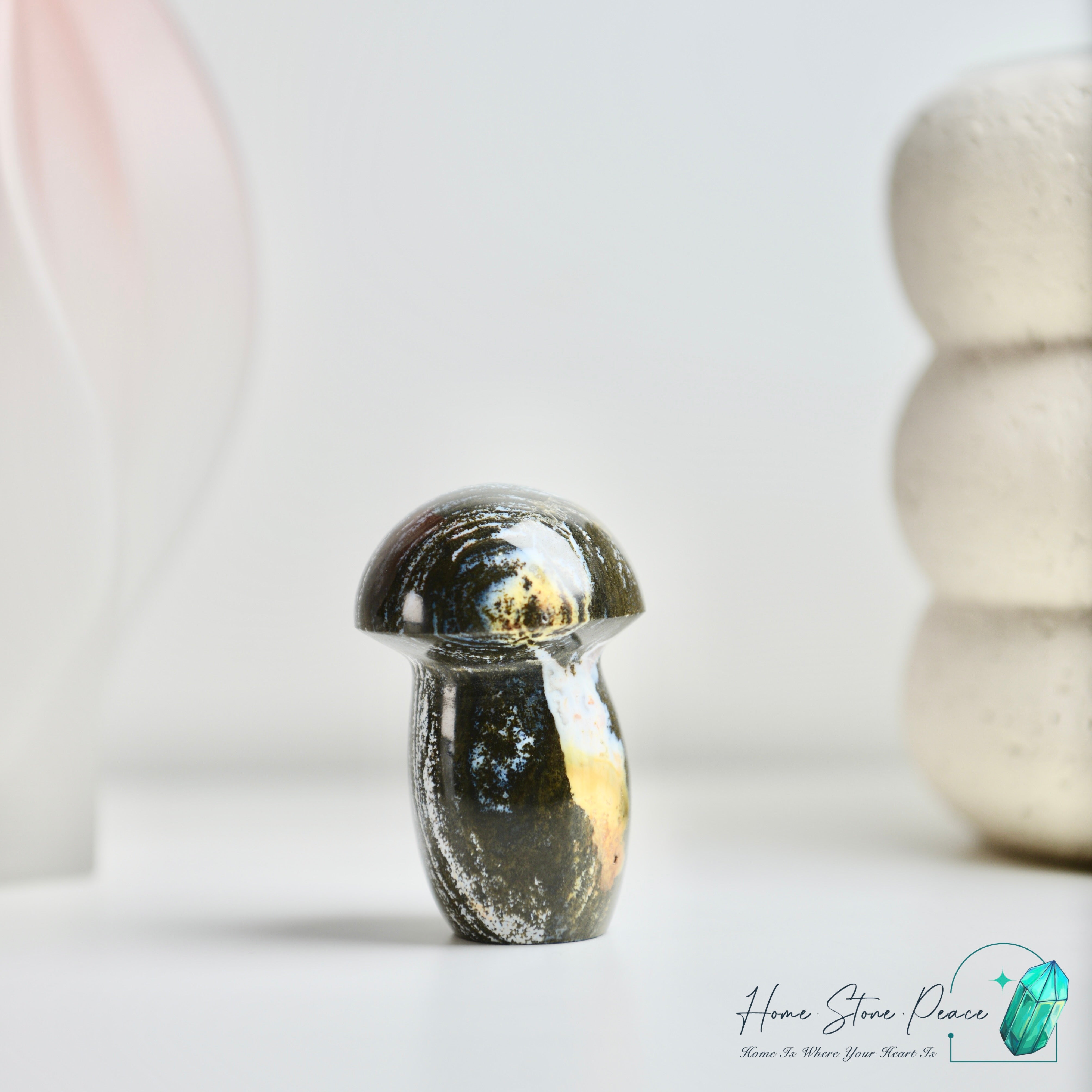 海洋碧玉蘑菇 Ocean Jasper Mushroom