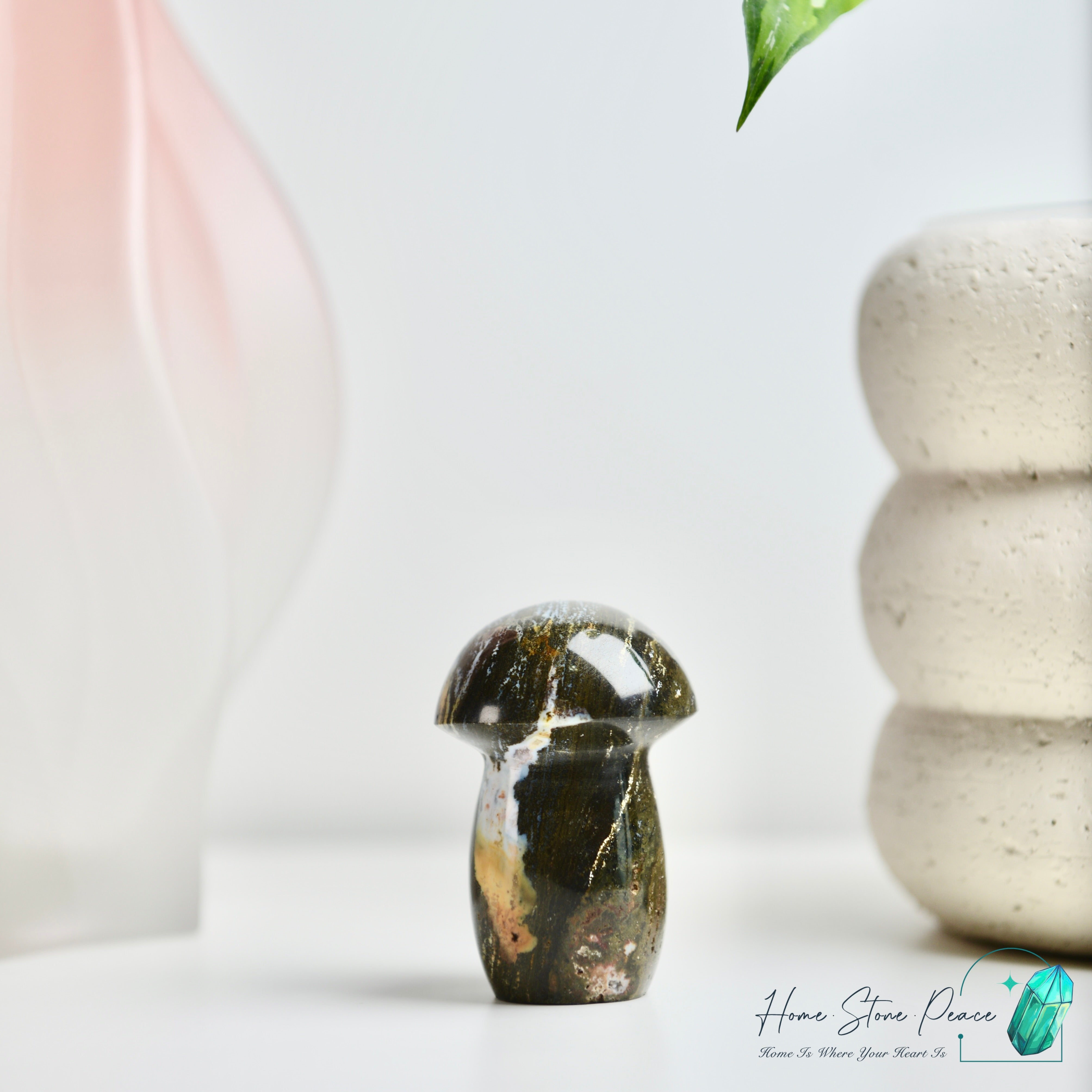 海洋碧玉蘑菇 Ocean Jasper Mushroom